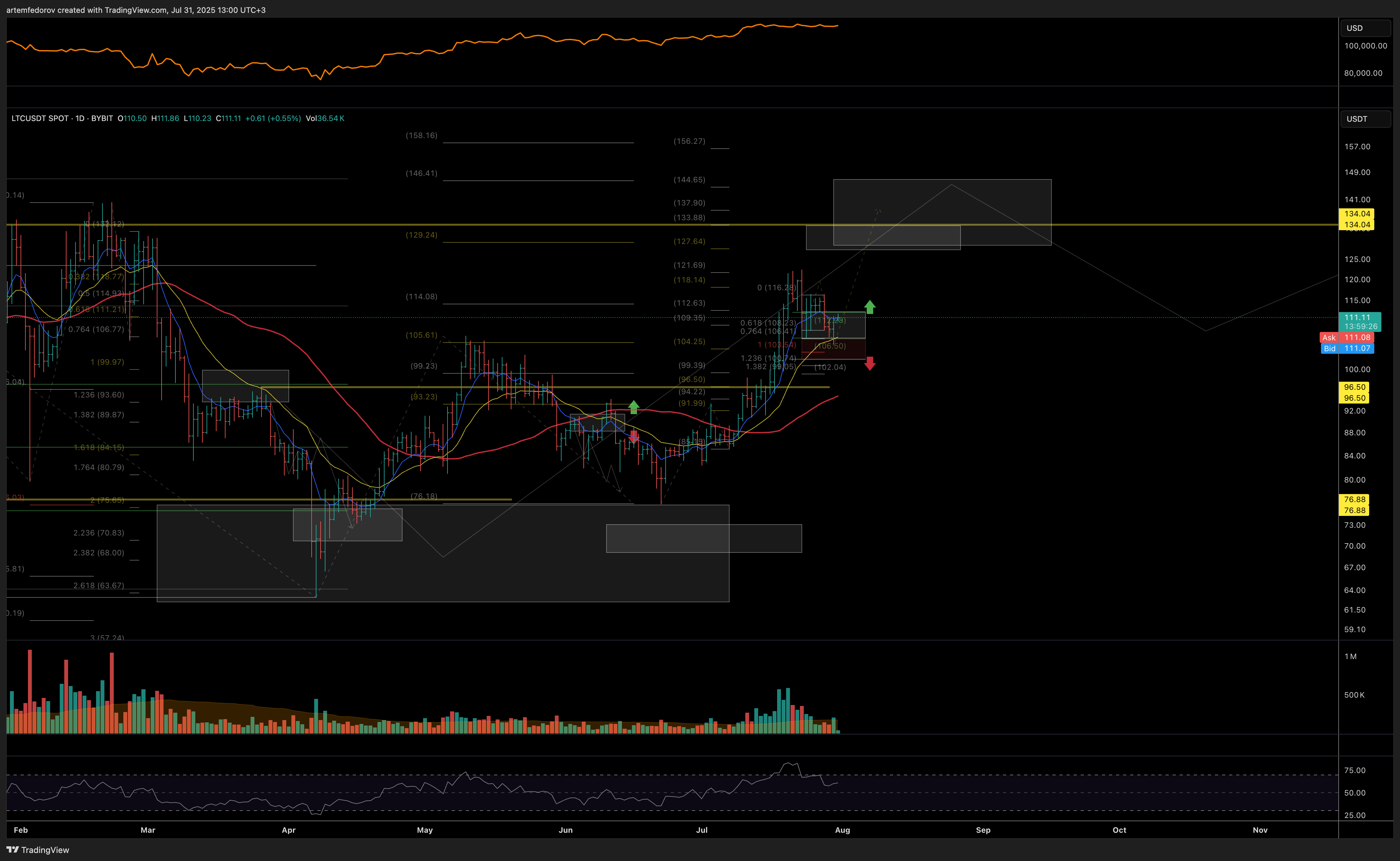 BYBIT:LTCUSDT Chart Image by artemfedorov