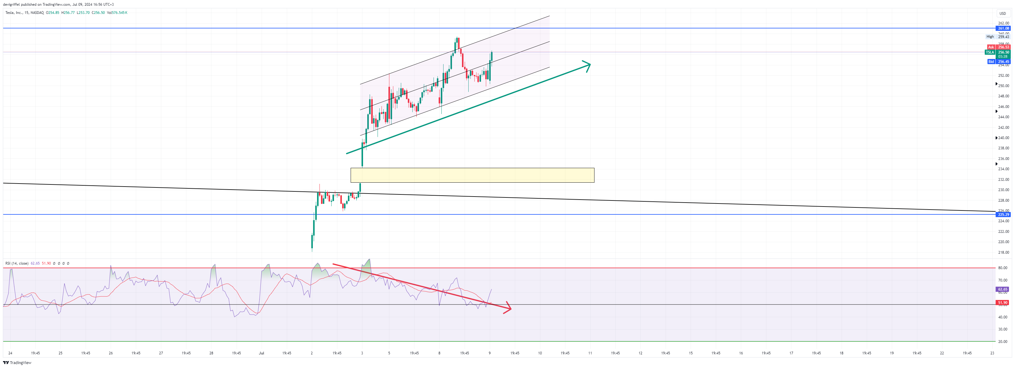BATS:TSLA Chart Image by devigriffel