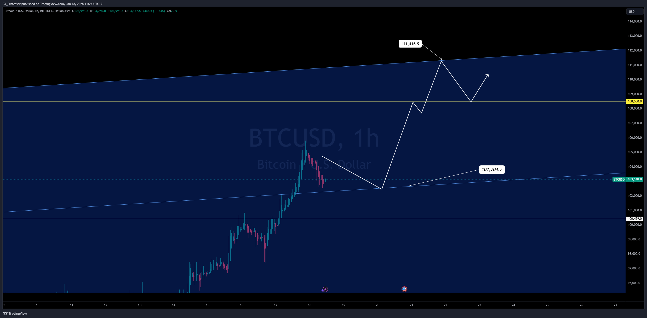 BITFINEX:BTCUSD Chart Image by FX_Professor