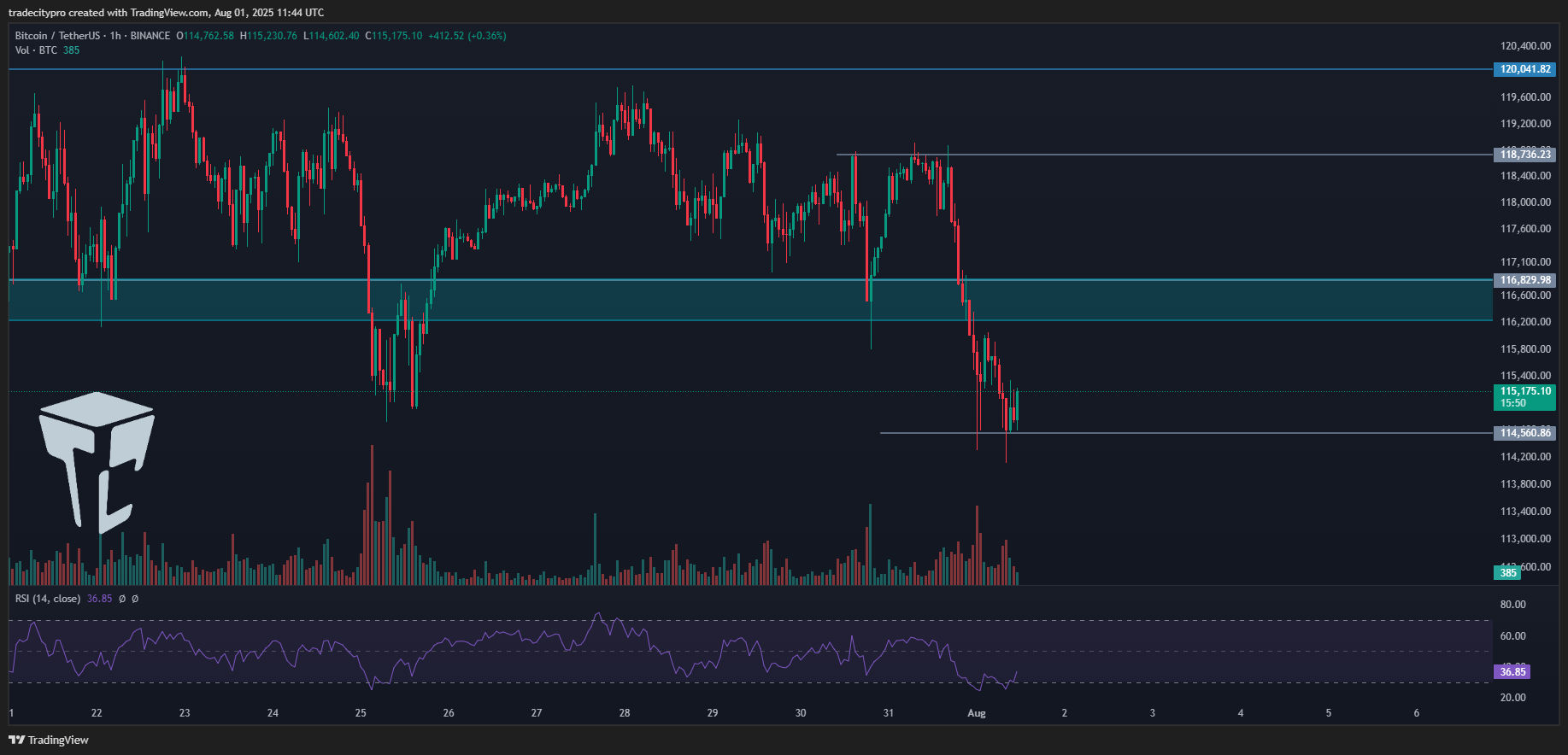 BINANCE:BTCUSDT Chart Image by tradecitypro