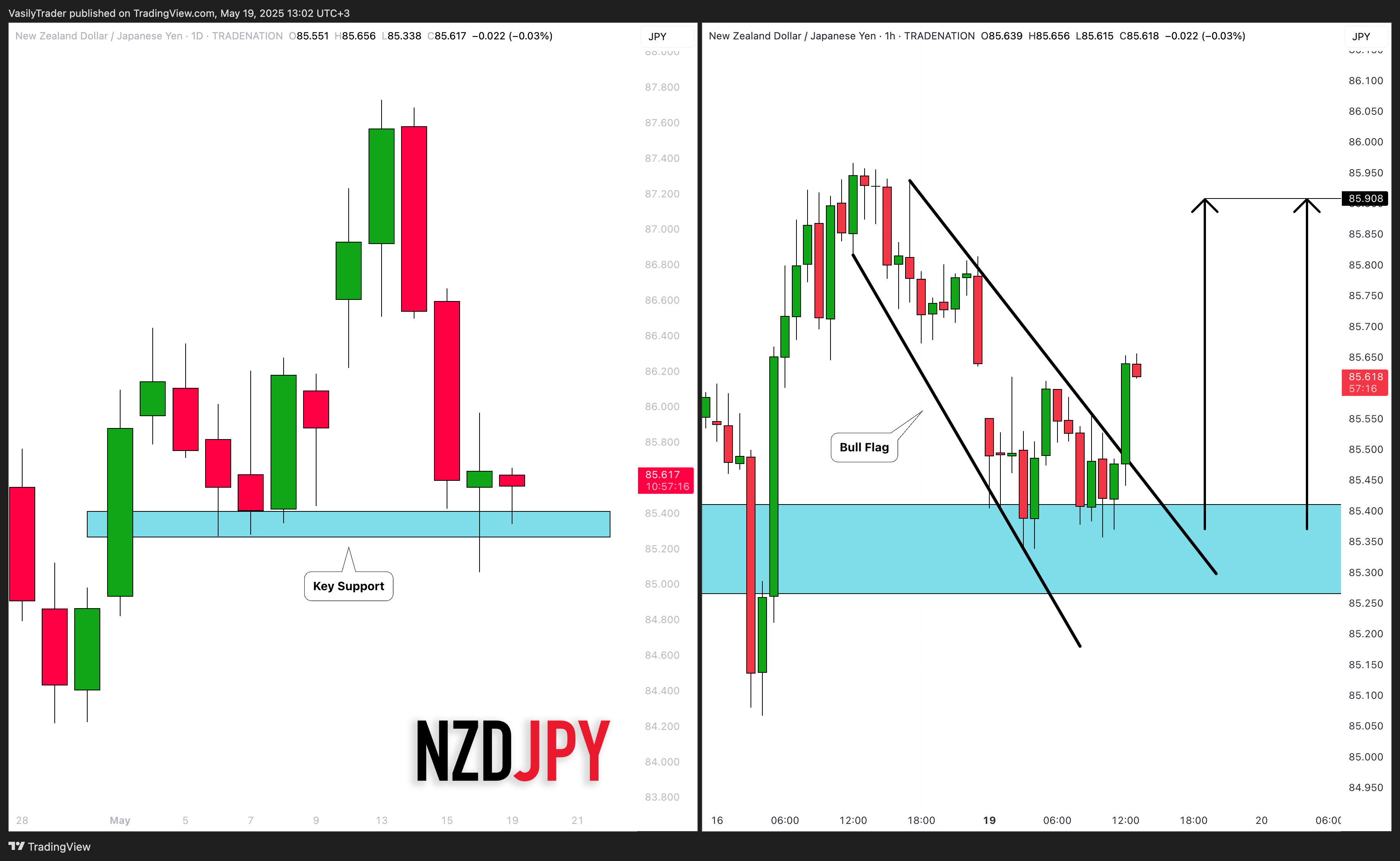 TRADENATION:NZDJPY Chart Image by VasilyTrader