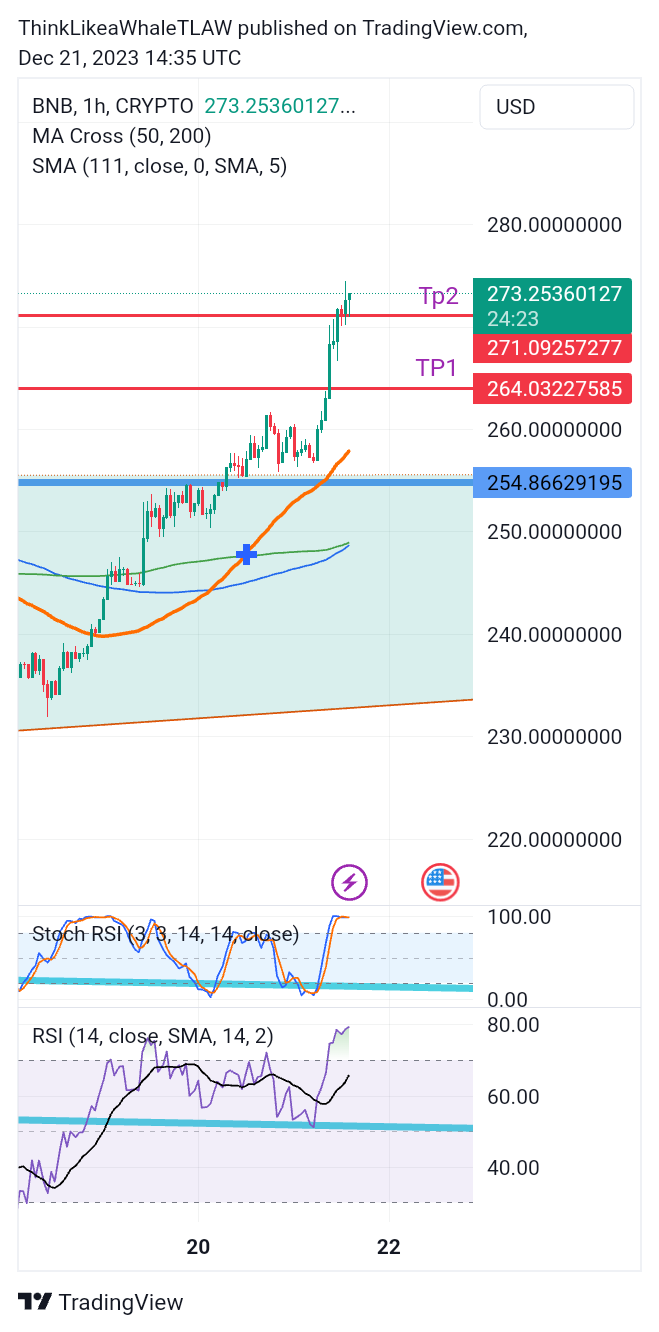 CRYPTO:BNBUSD Chart Image by ThinkLikeaWhaleTLAW