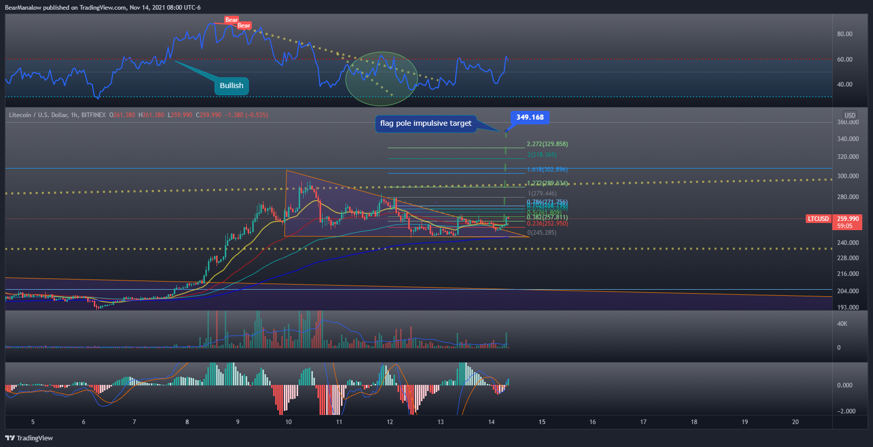 BITFINEX:LTCUSD Chart Image by BearManalow