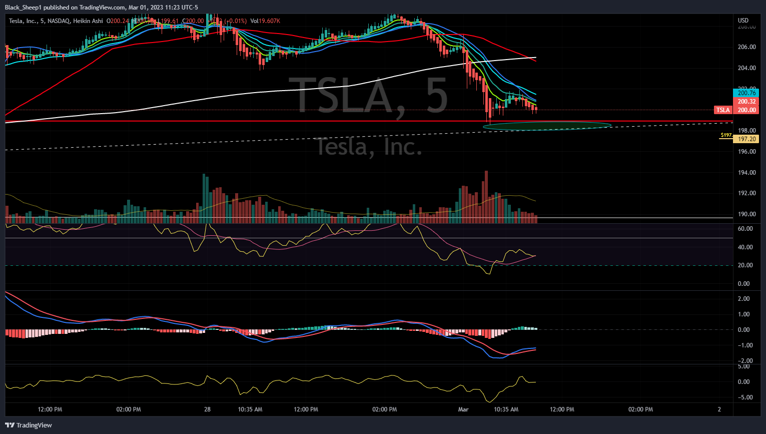 NASDAQ:TSLA Chart Image by Black_Sheep1