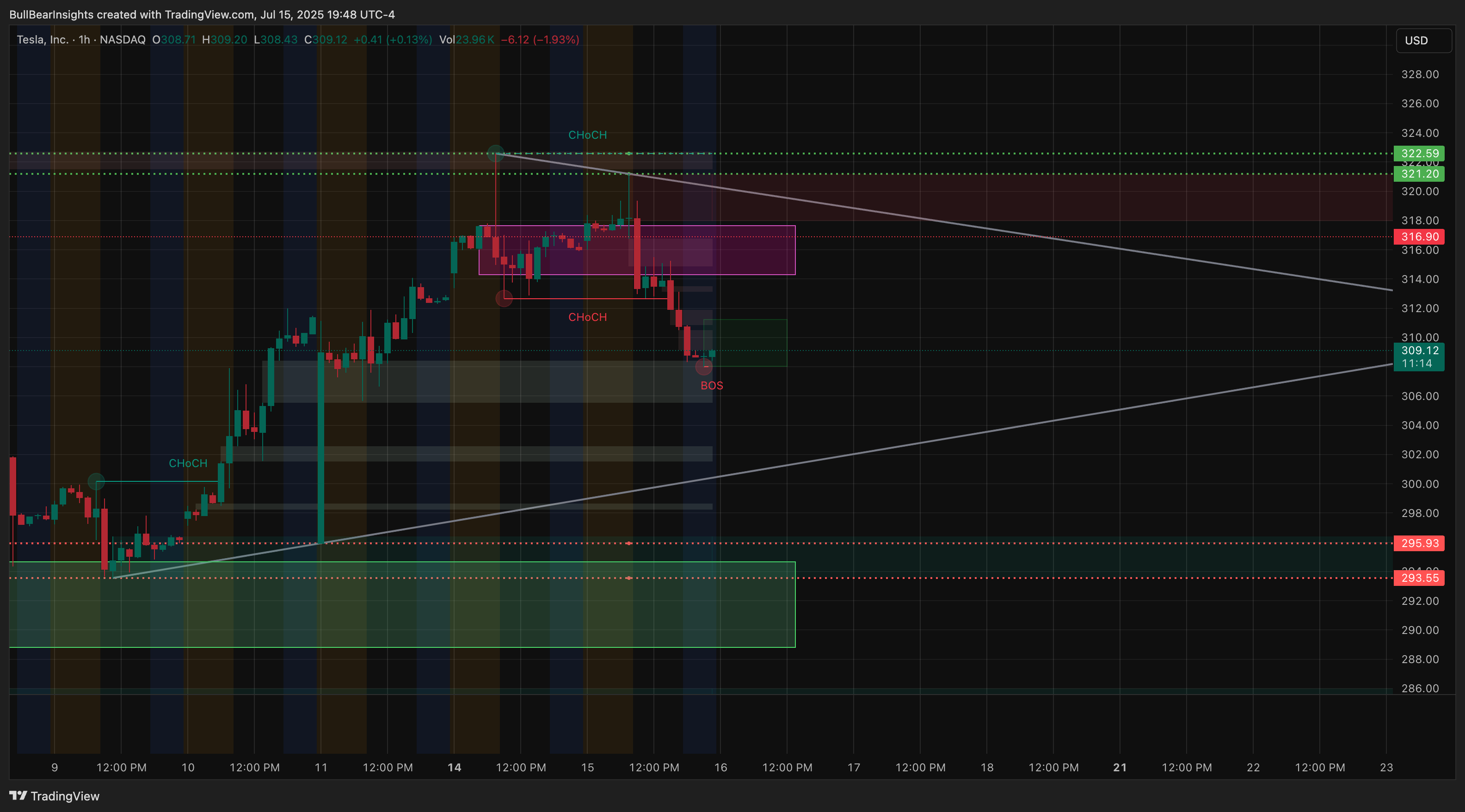 BATS:TSLA Chart Image by BullBearInsights