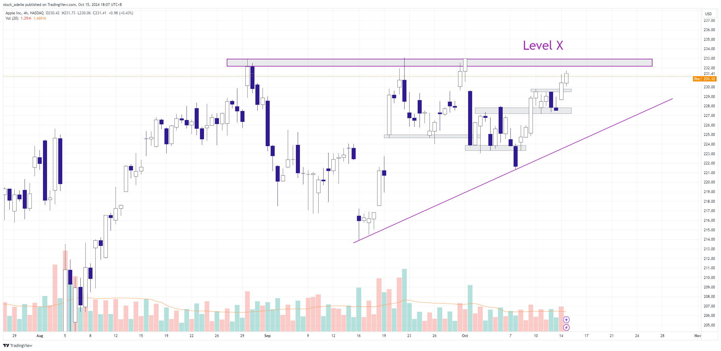 BATS:AAPL Chart Image by stock_adelie