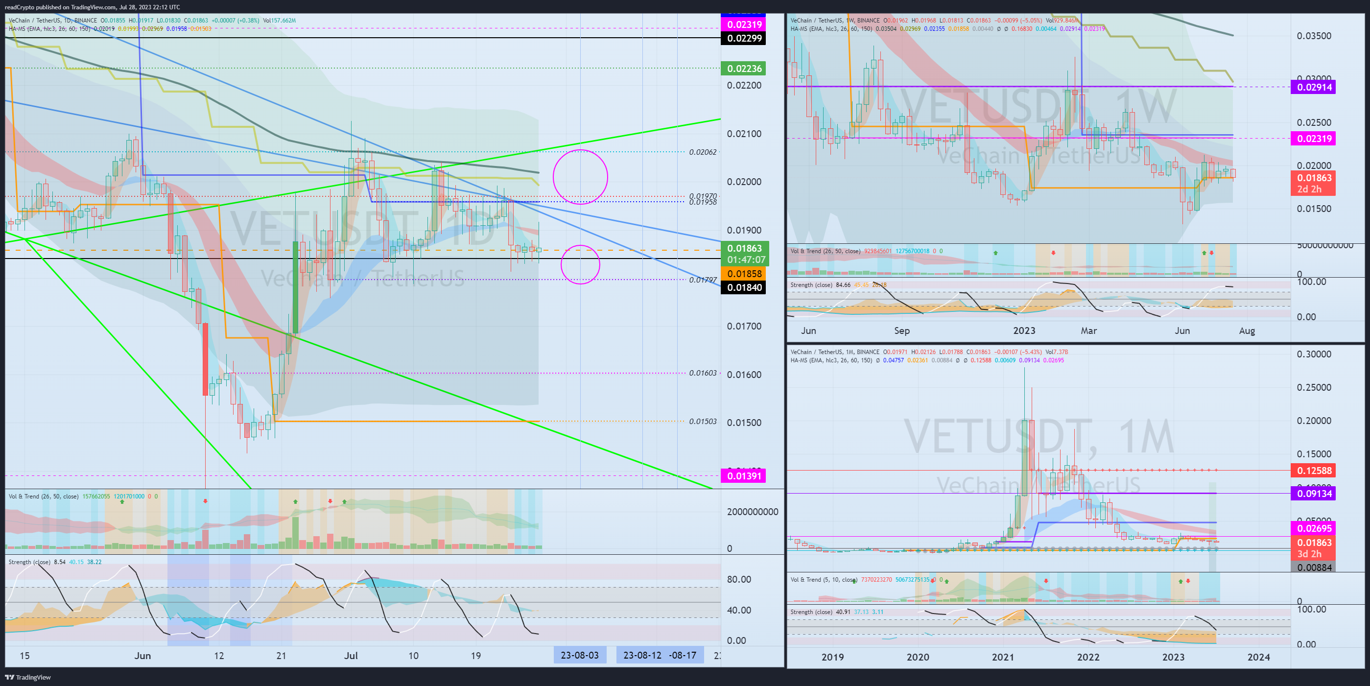BINANCE:VETUSDT Chart Image by readCrypto