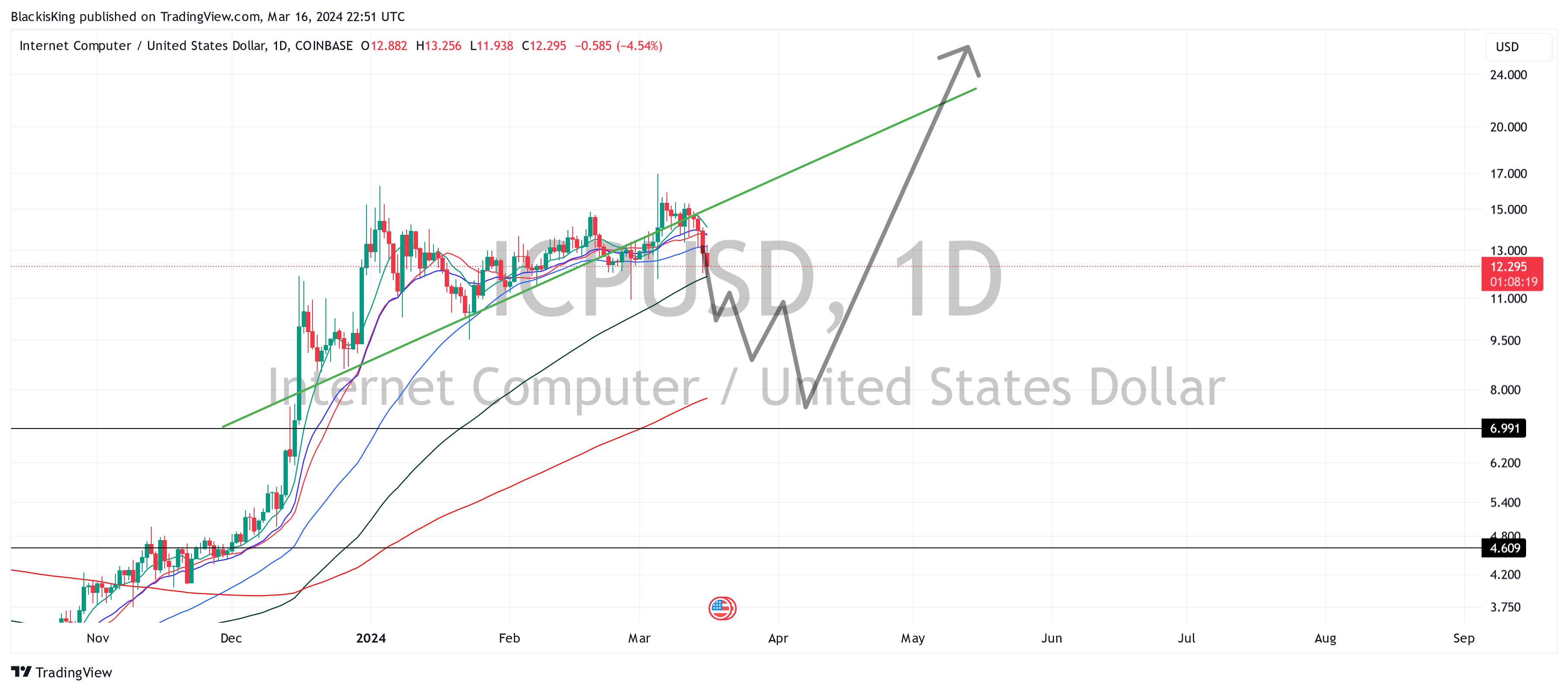 COINBASE:ICPUSD Chart Image by BlackisKing