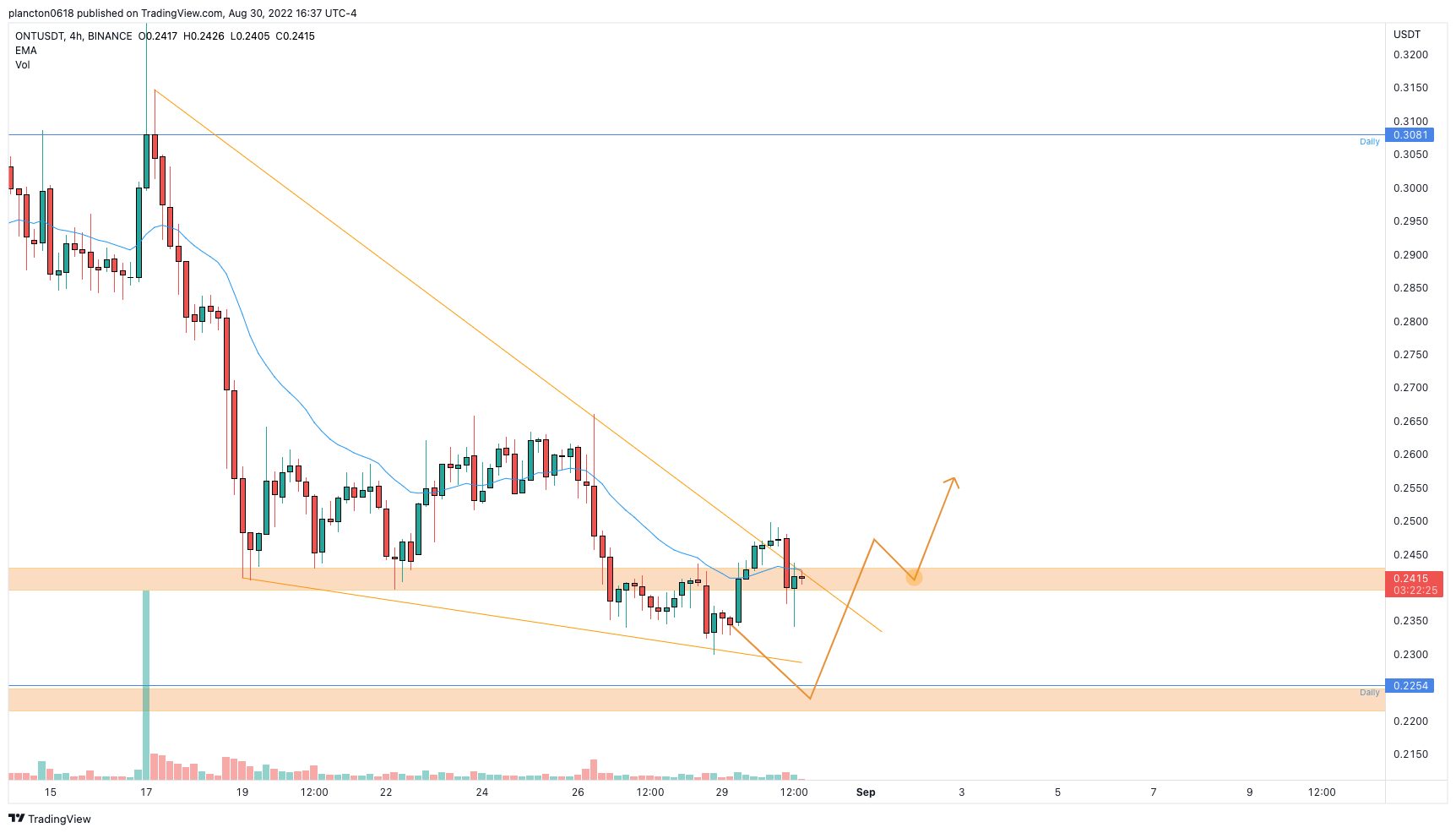 BINANCE:ONTUSDT Chart Image by InkyGrip
