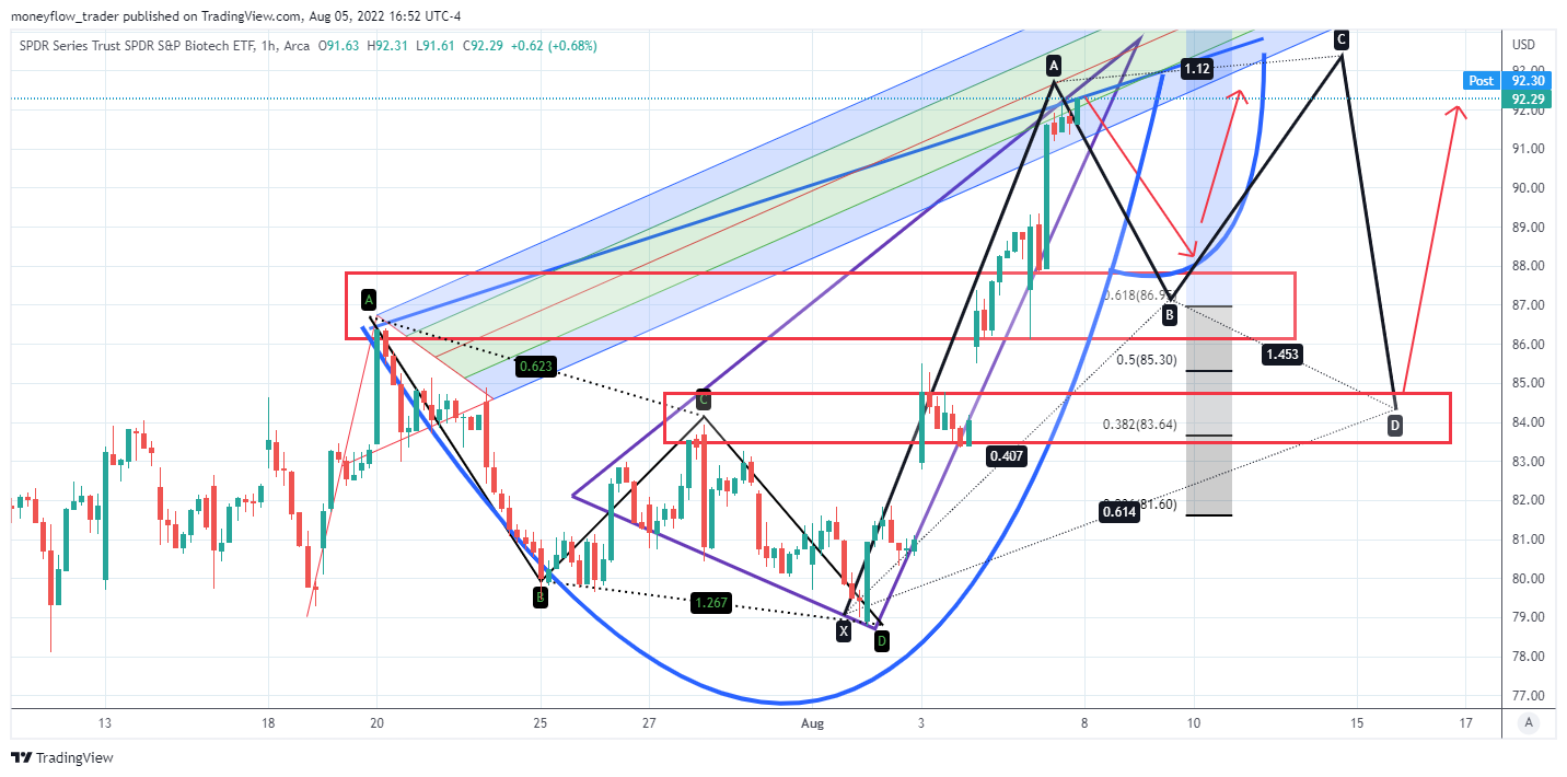 AMEX:XBI Chart Image by moneyflow_trader
