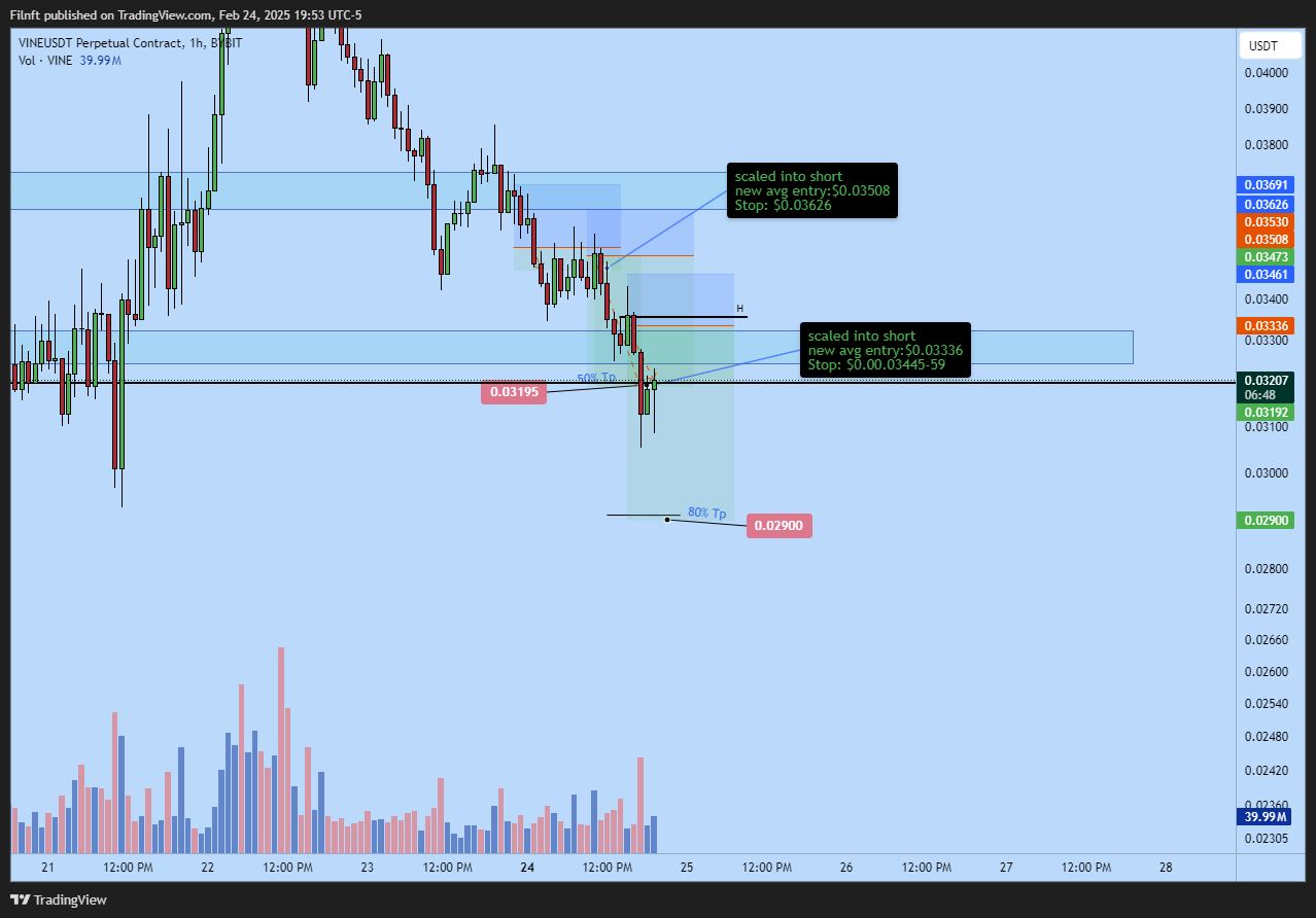 BYBIT:VINEUSDT.P Chart Image by Filnft