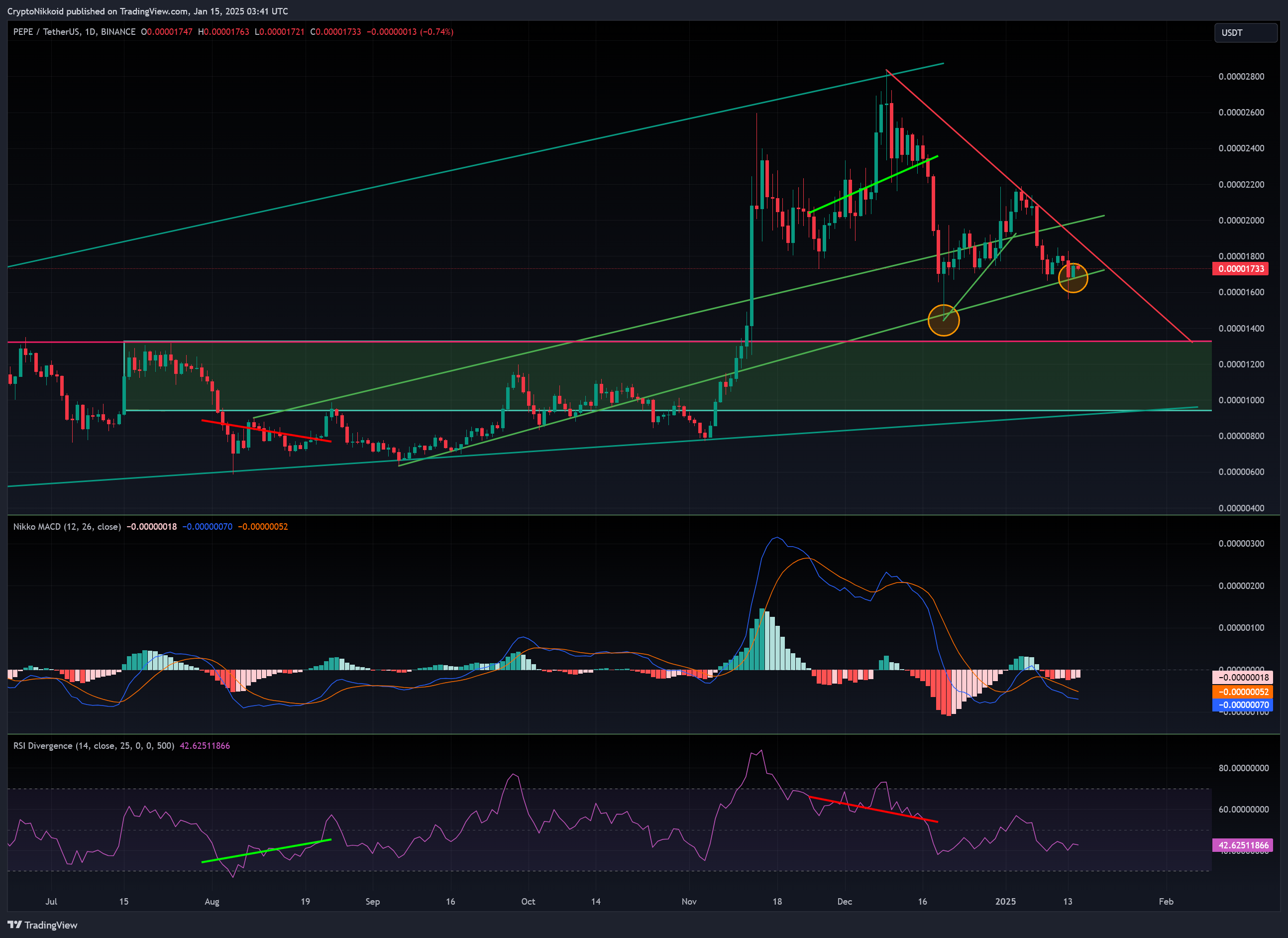 BINANCE:PEPEUSDT Chart Image by CryptoNikkoid