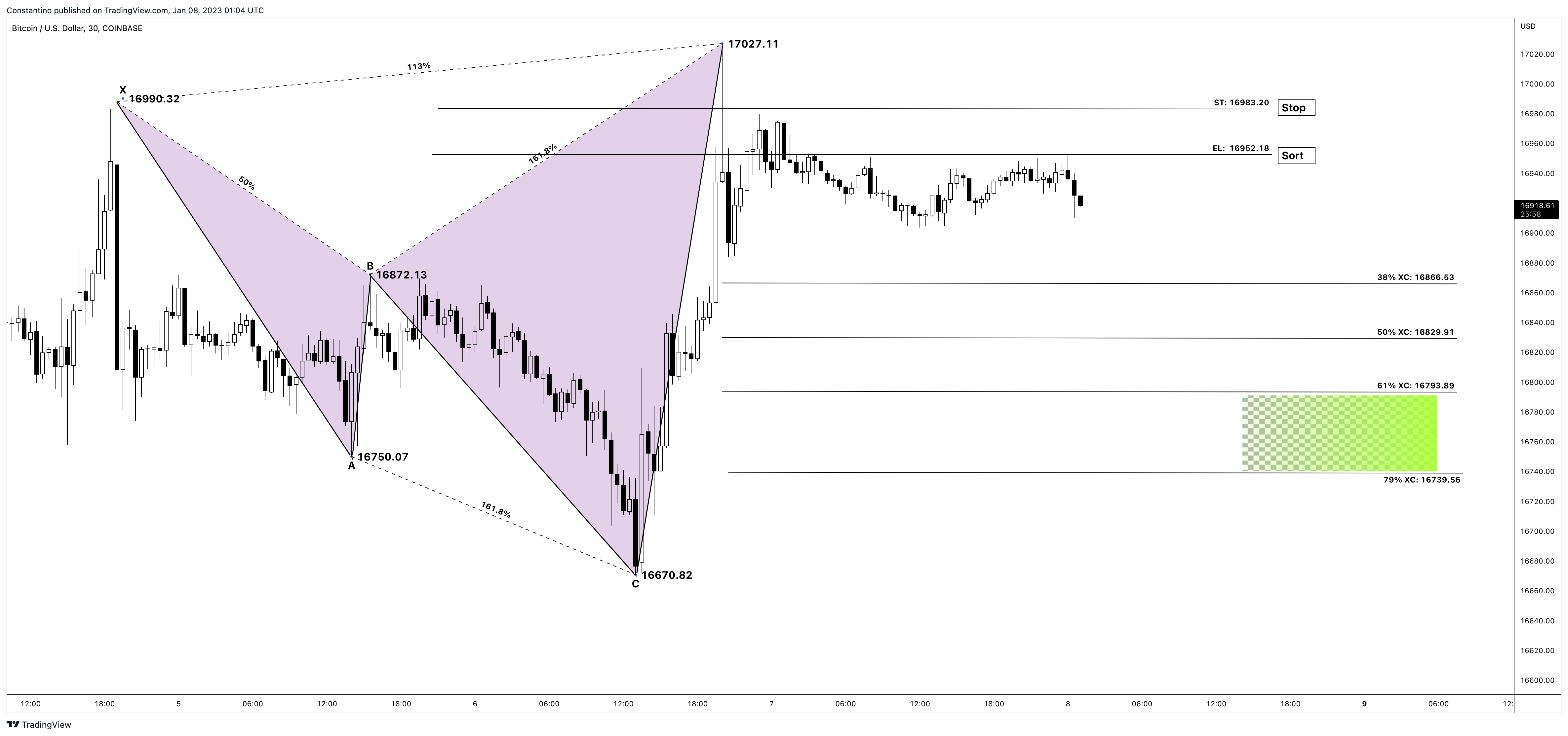 COINBASE:BTCUSD Chart Image by TradeChartPatternsLikeThePros