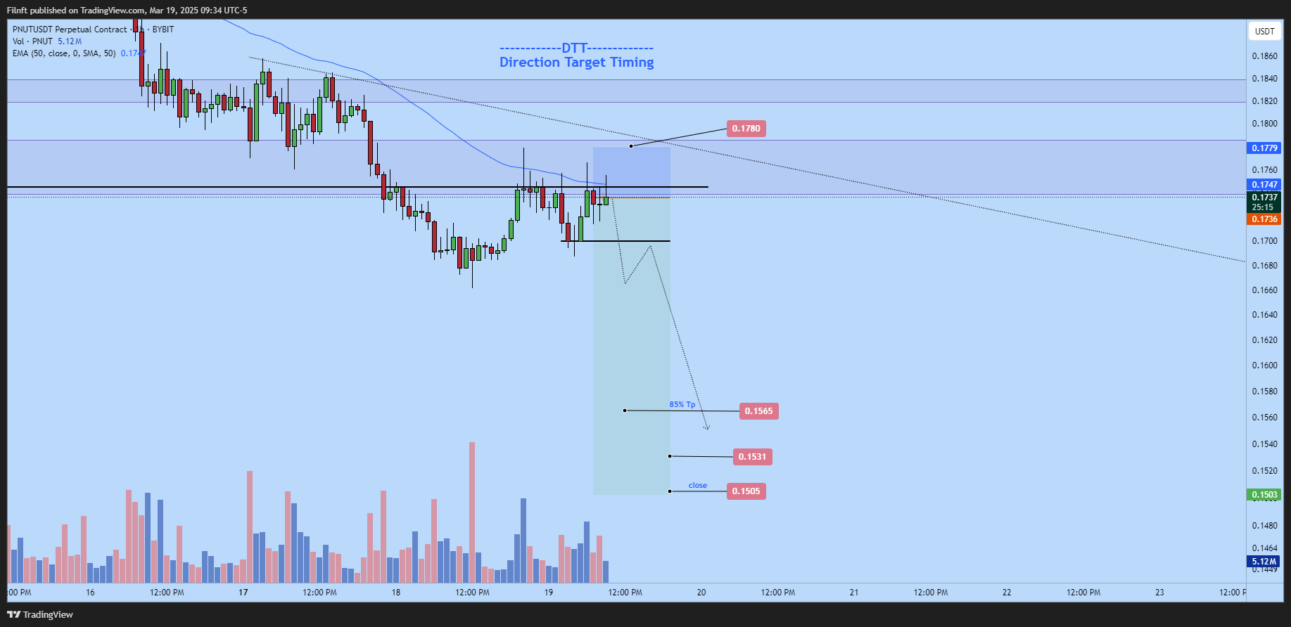 BYBIT:PNUTUSDT.P Chart Image by Filnft