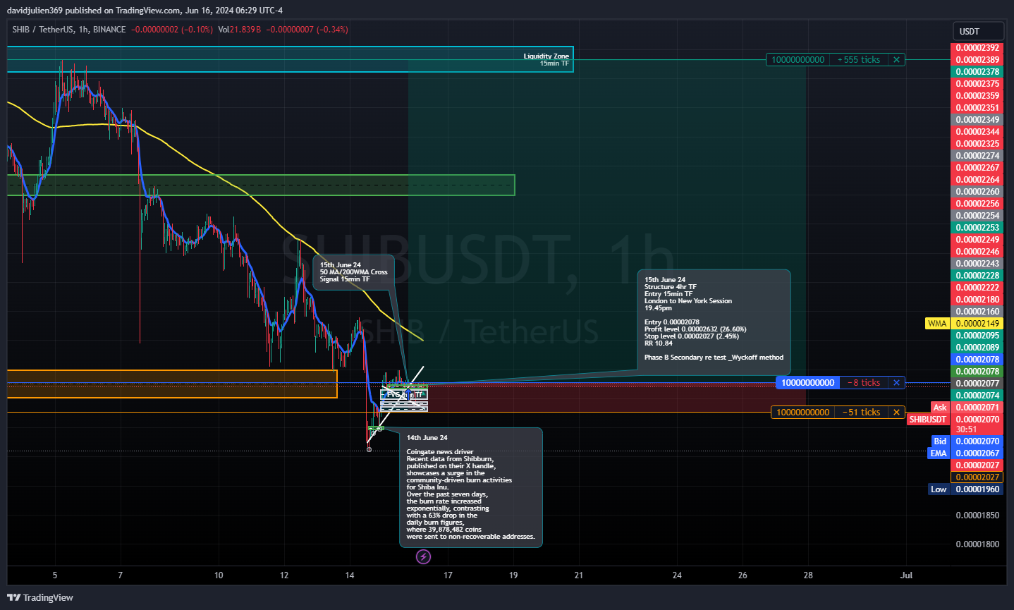 BINANCE:SHIBUSDT Chart Image by davidjulien369