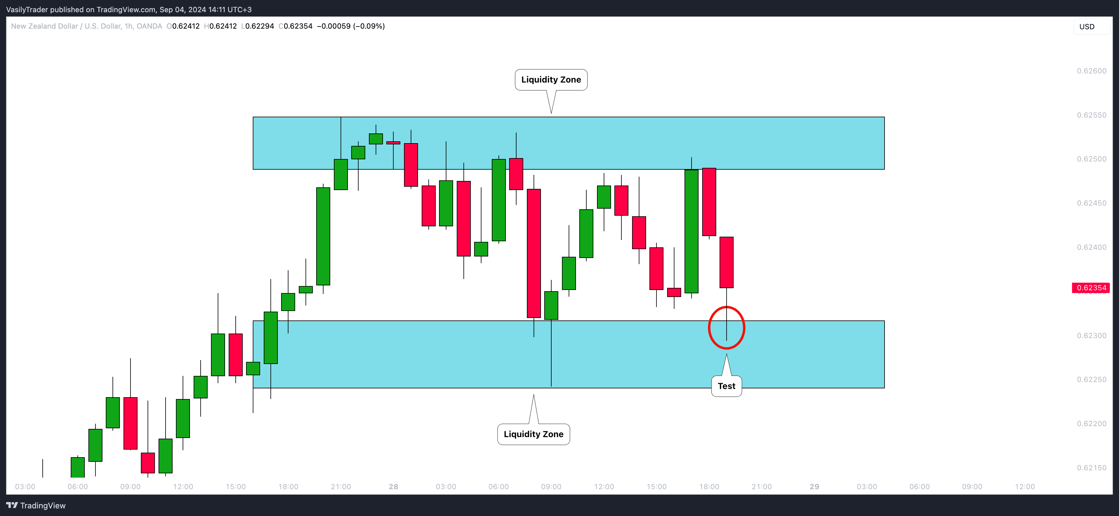OANDA:NZDUSD Chart Image by VasilyTrader