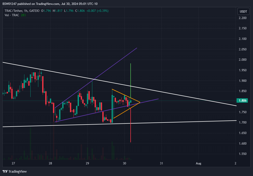 GATEIO:TRACUSDT Chart Image by BSW01247