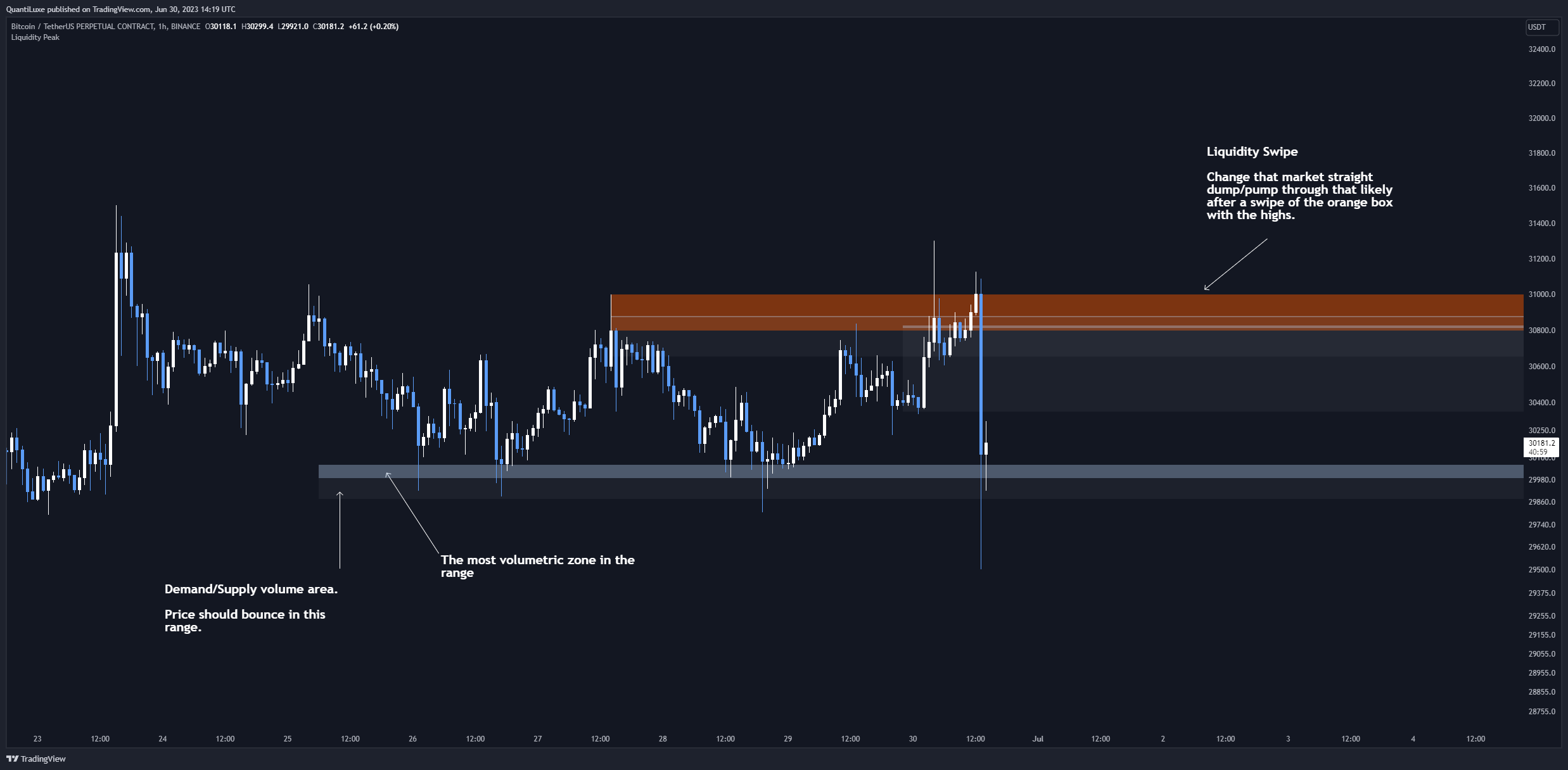 BINANCE:BTCUSDT.P Chart Image by EliCobra
