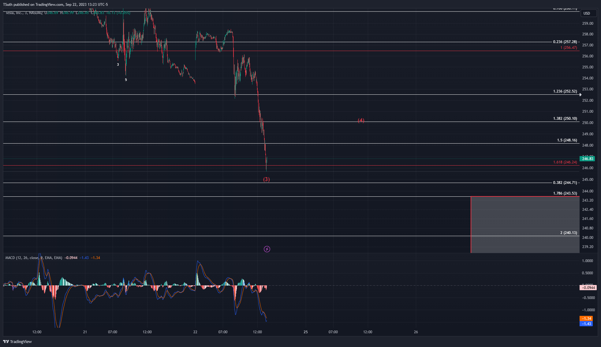 BATS:TSLA Chart Image by TSuth