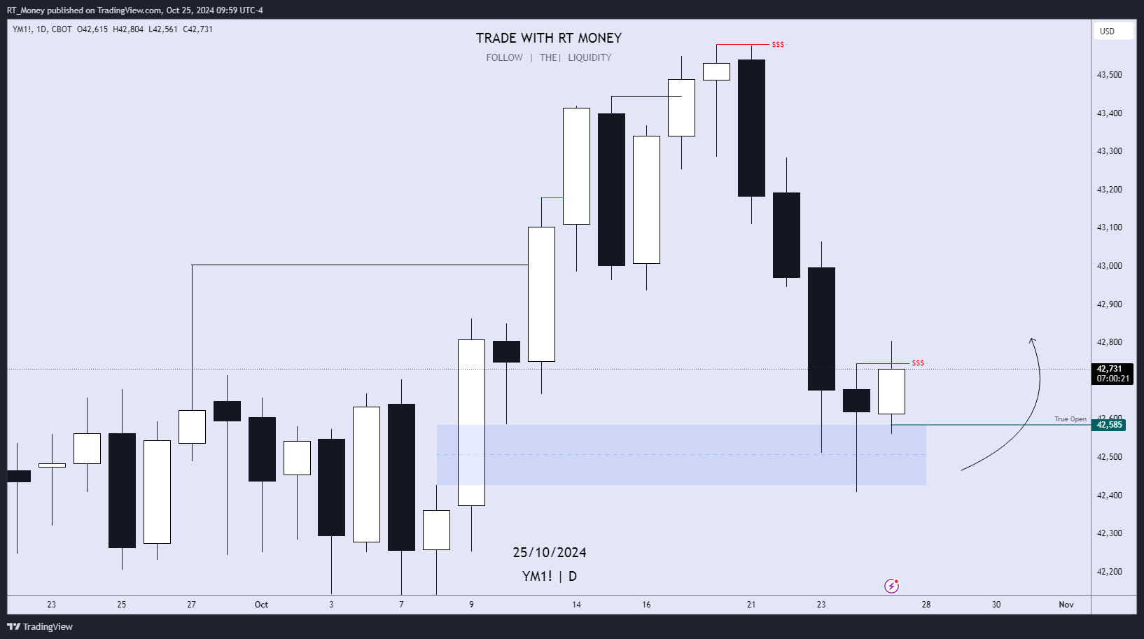 CBOT_MINI:YM1! Chart Image by RT_Money