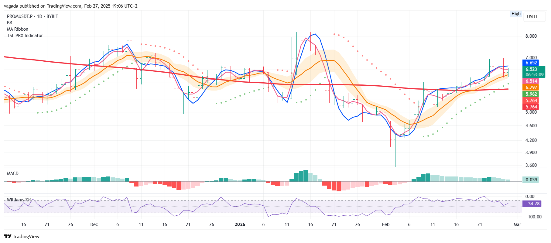 BYBIT:PROMUSDT.P Chart Image by vagada