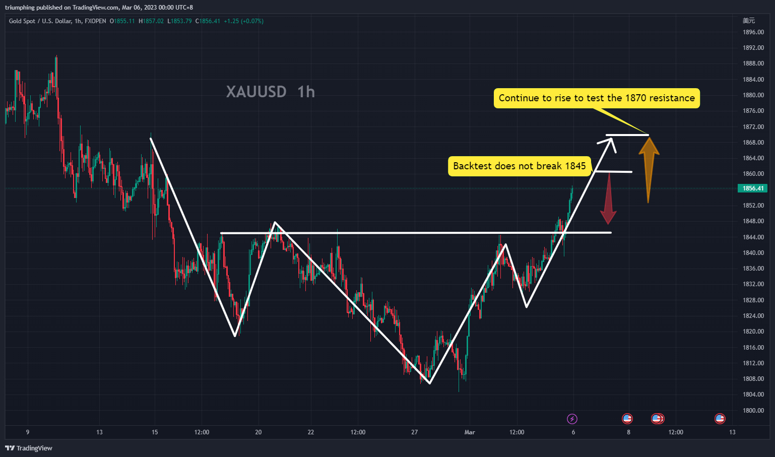 FXOPEN:XAUUSD Chart Image by triumphing