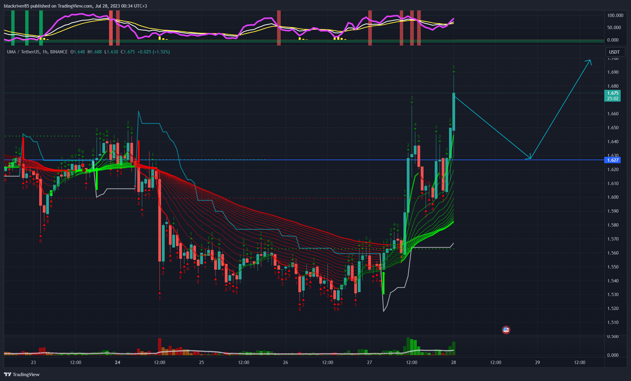 BINANCE:UMAUSDT Chart Image by blackriver85
