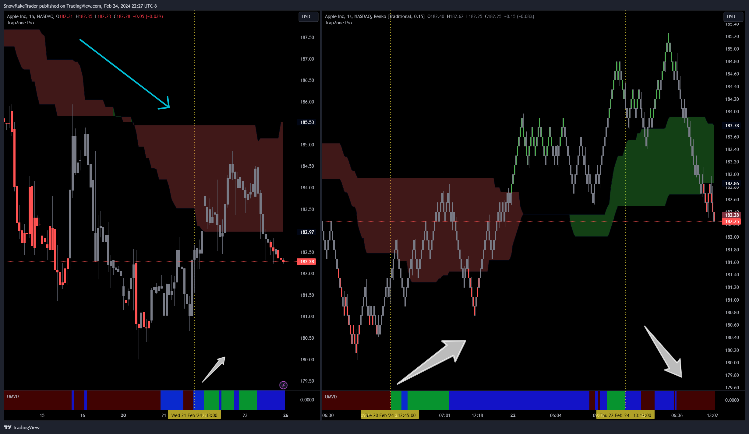NASDAQ:AAPL Chart Image by SnowflakeTrader