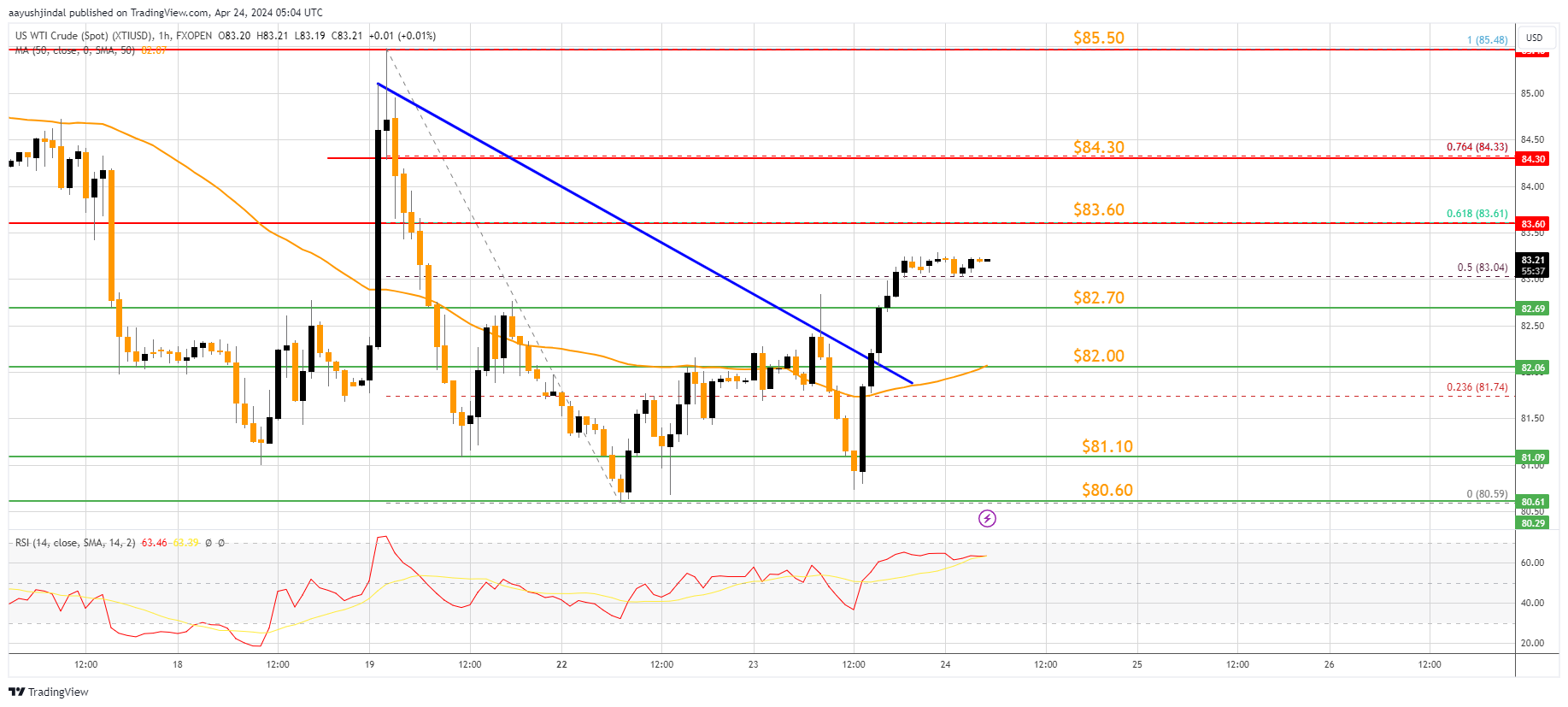 FXOPEN:XTIUSD Chart Image by aayushjindal