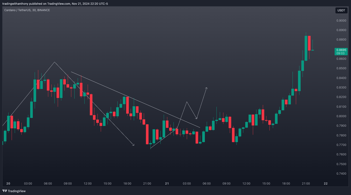 BINANCE:ADAUSDT Chart Image by fxtraderanthony