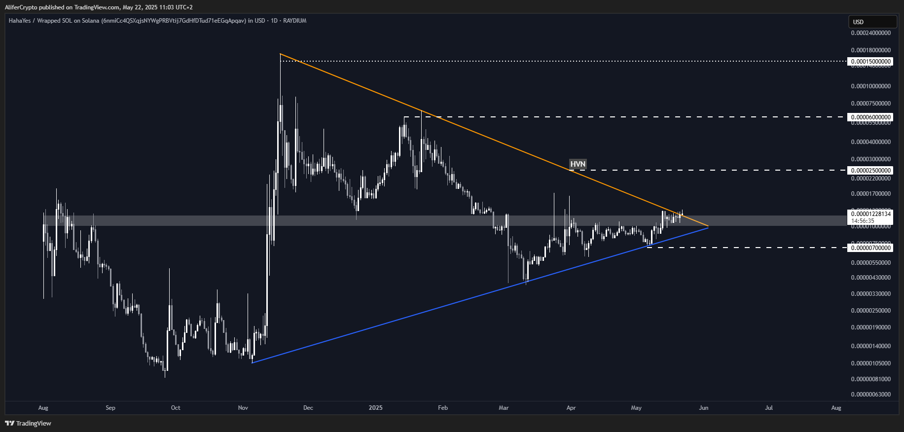 RAYDIUM:RIZOSOL_6NMICC.USD Chart Image by AliferCrypto