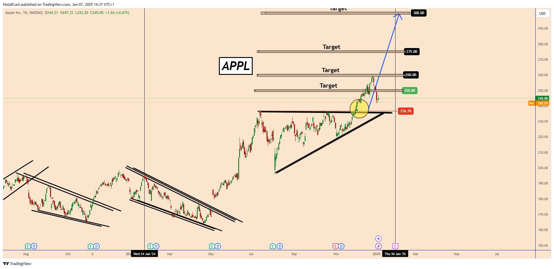 BATS:AAPL Chart Image by KlejdiCuni