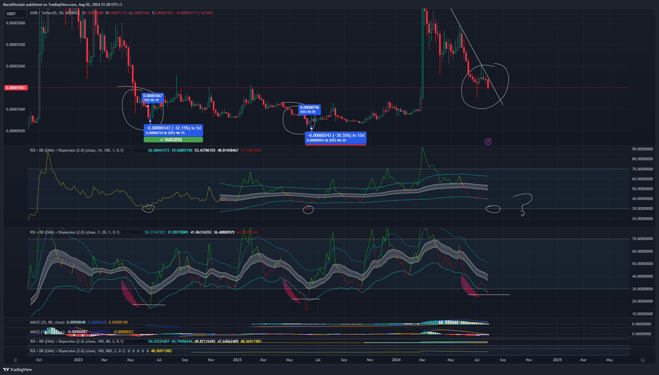 BINANCE:SHIBUSDT Chart Image by MoralDisciple