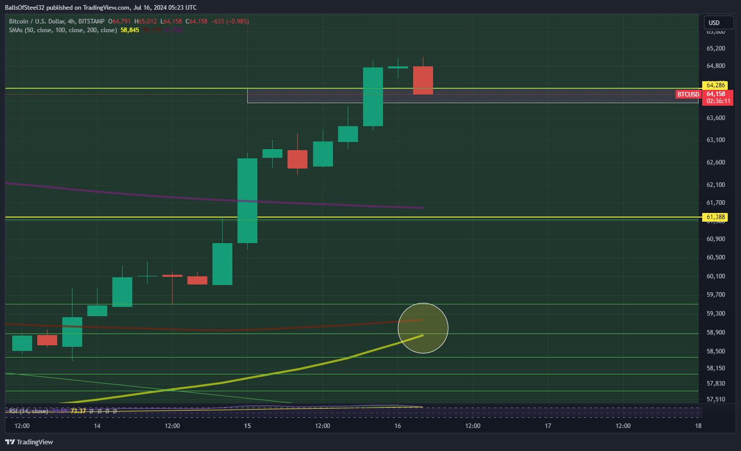 BITSTAMP:BTCUSD Chart Image by BallsOfSteel32
