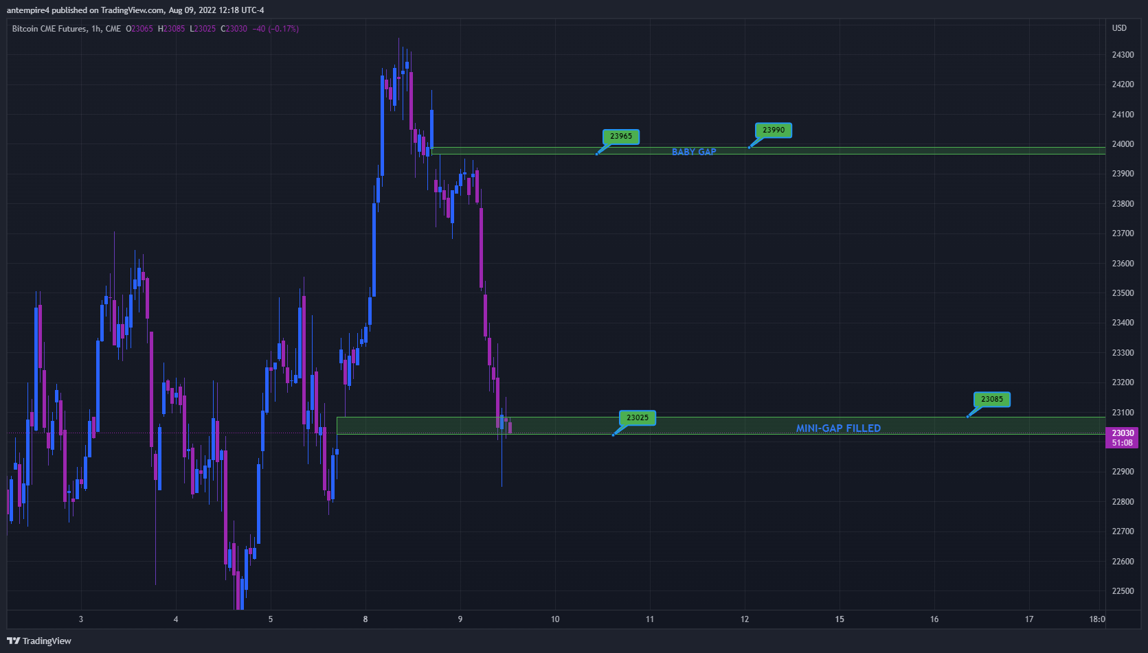 CME:BTC1! Chart Image by antempire4