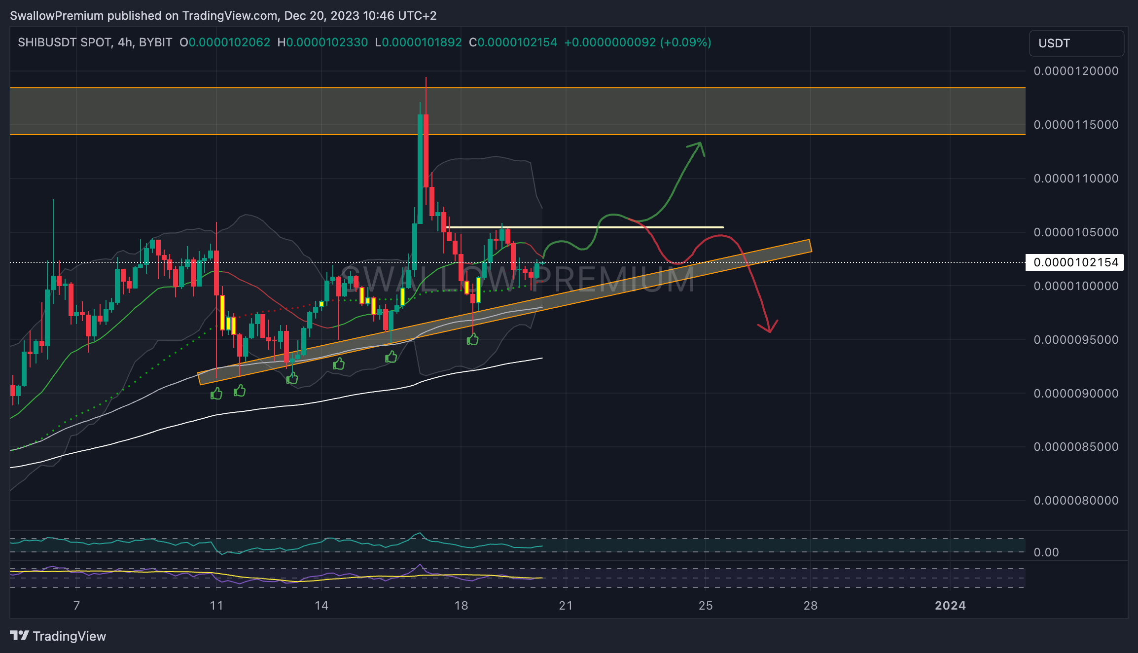 BYBIT:SHIBUSDT Chart Image by SwallowAcademy