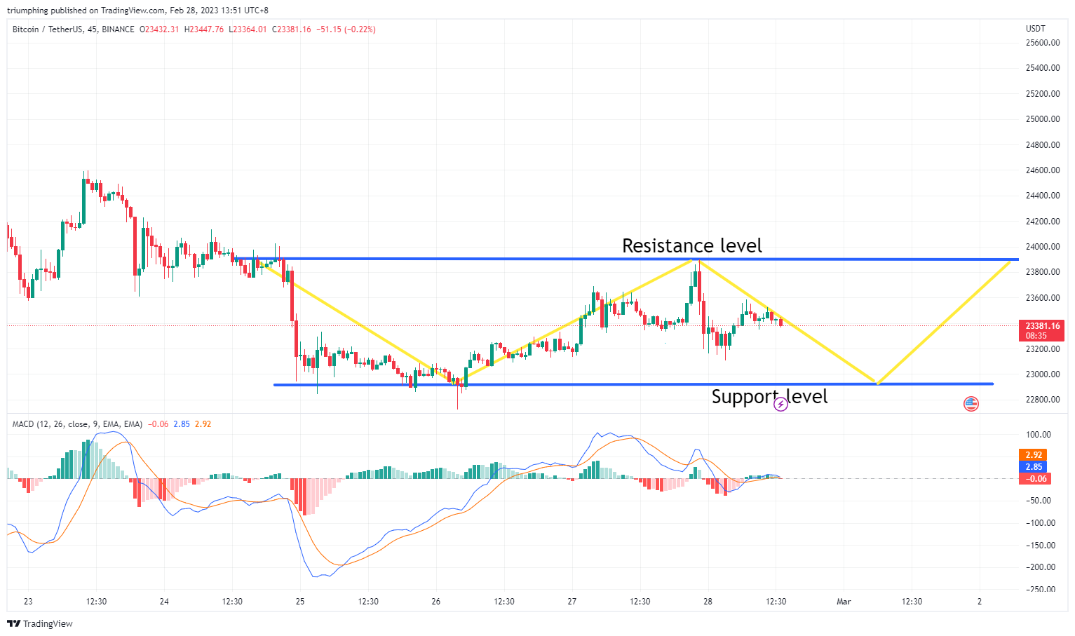 BINANCE:BTCUSDT Chart Image by triumphing