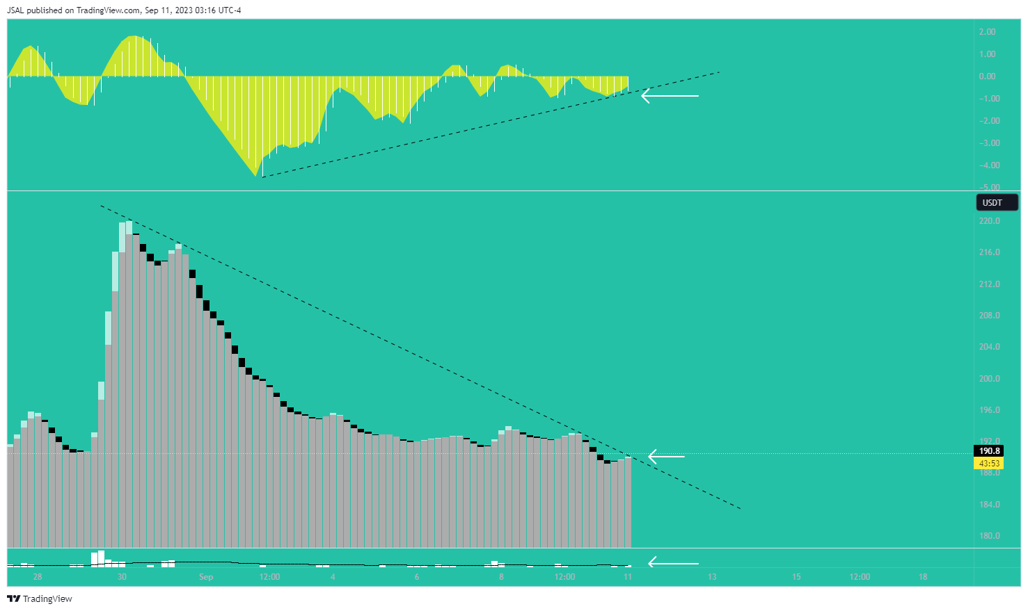 BINANCE:BCHUSDT Chart Image by JSAL