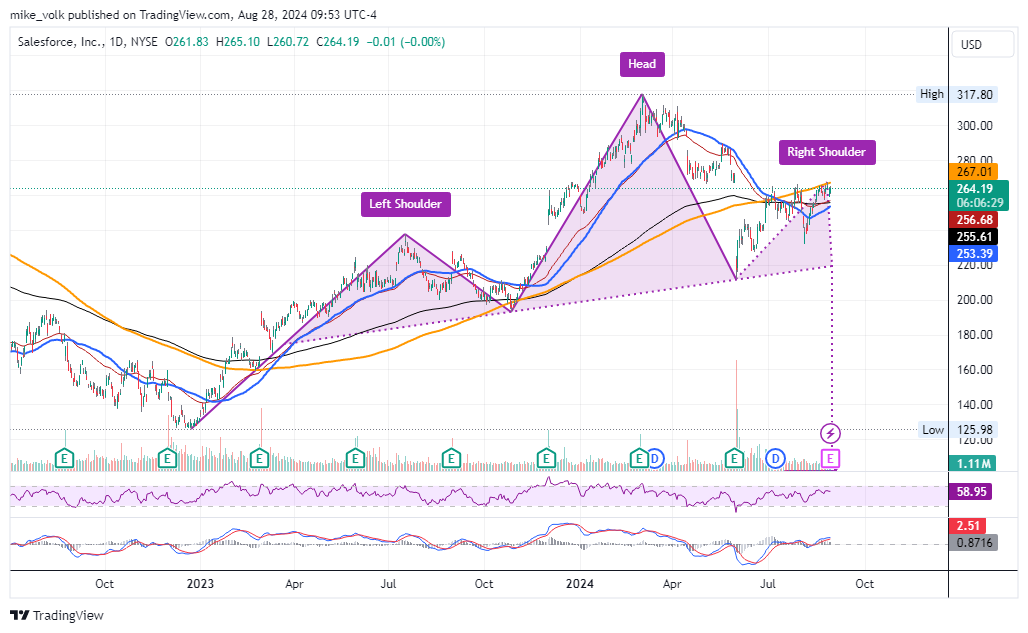 BATS:CRM Chart Image by mike_volk