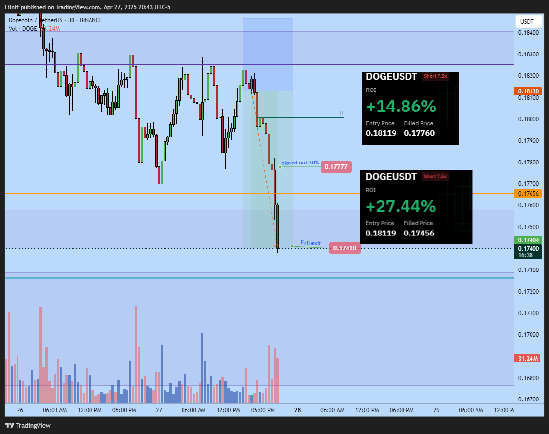 BINANCE:DOGEUSDT Chart Image by Filnft