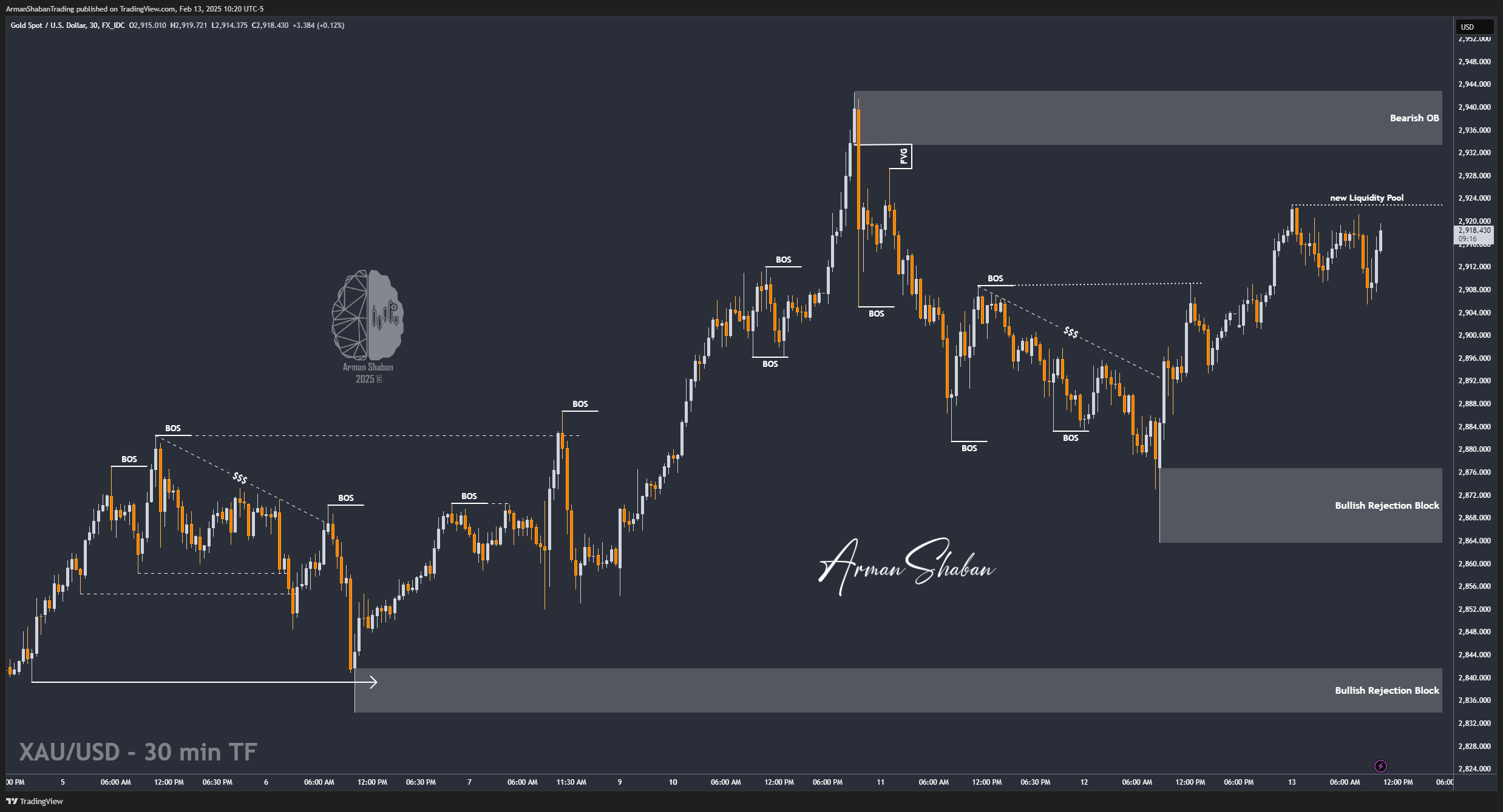 FX_IDC:XAUUSD Chart Image by ArmanShabanTrading