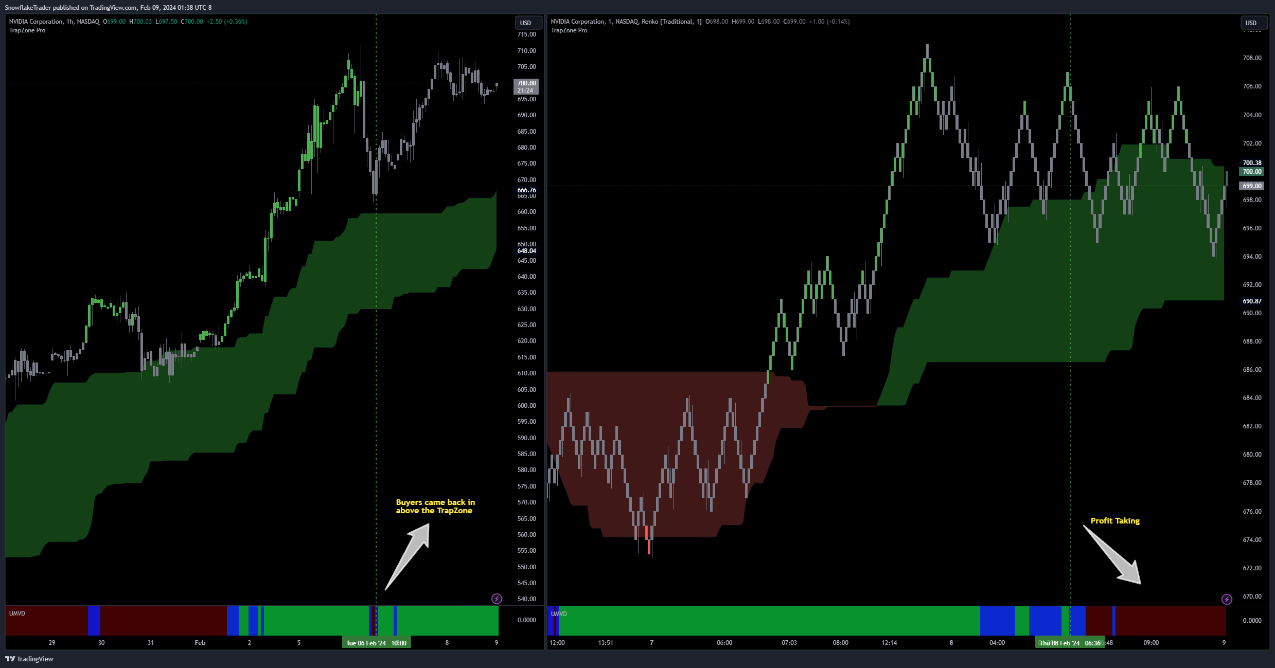 NASDAQ:NVDA Chart Image by SnowflakeTrader