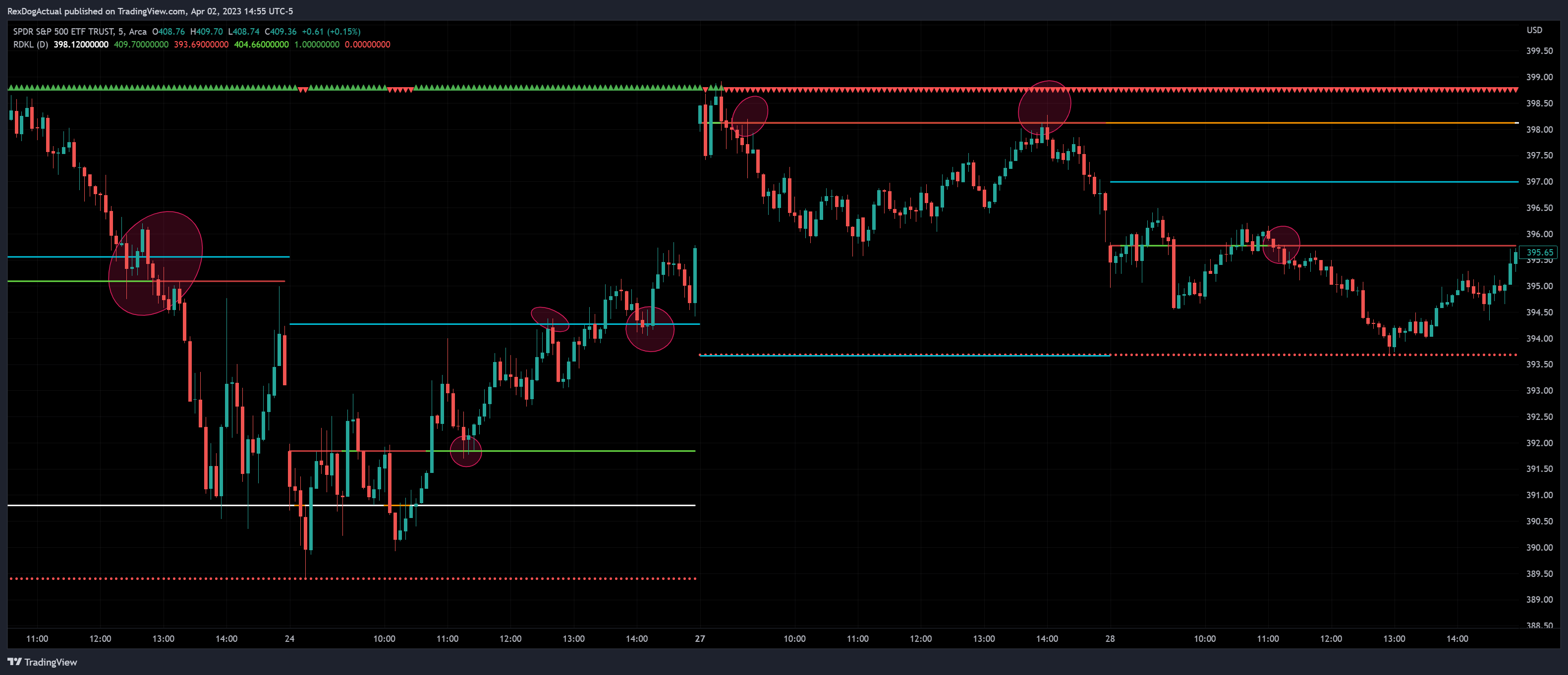 AMEX:SPY Chart Image by RexDogActual