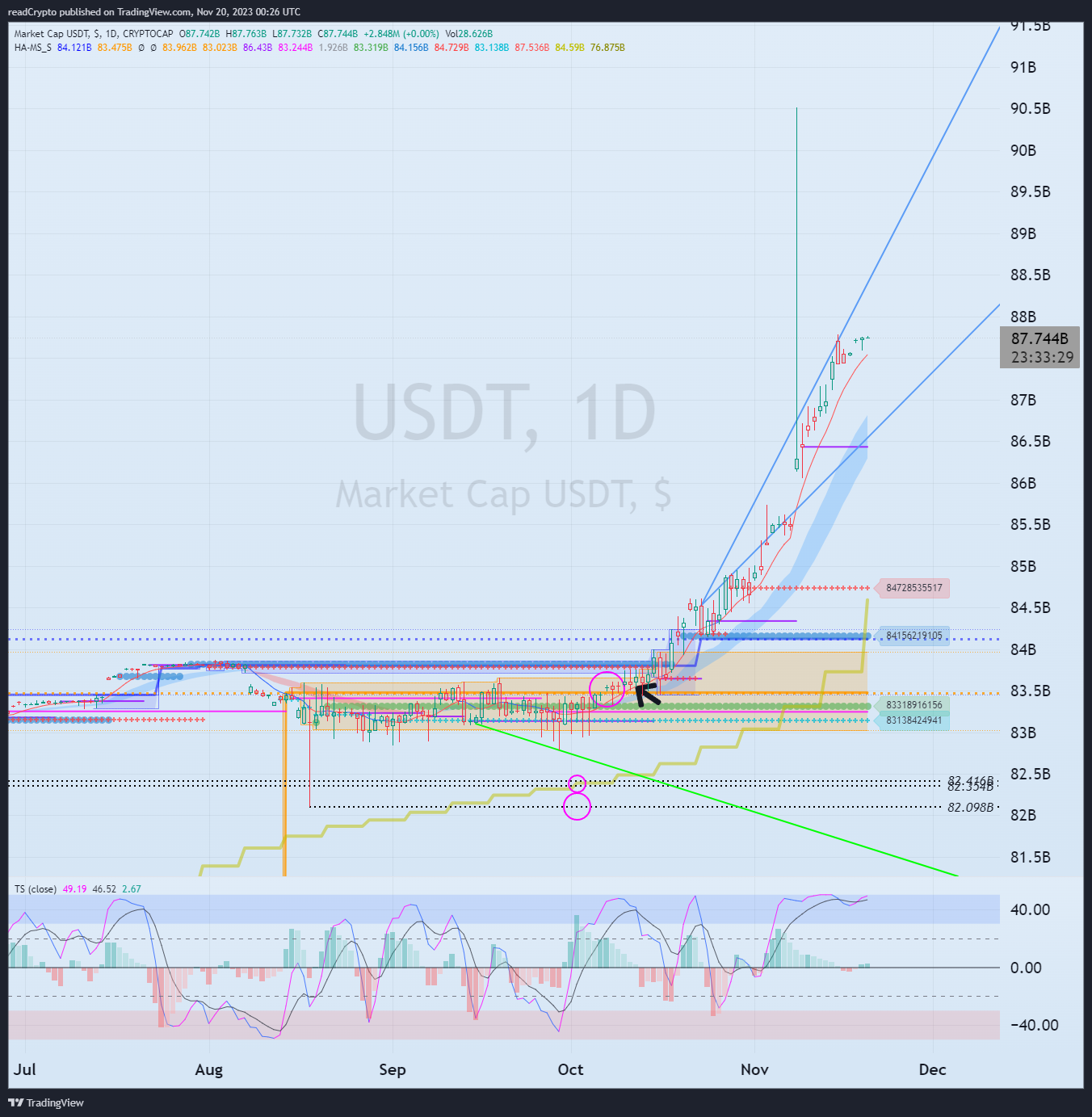 CRYPTOCAP:USDT Chart Image by readCrypto