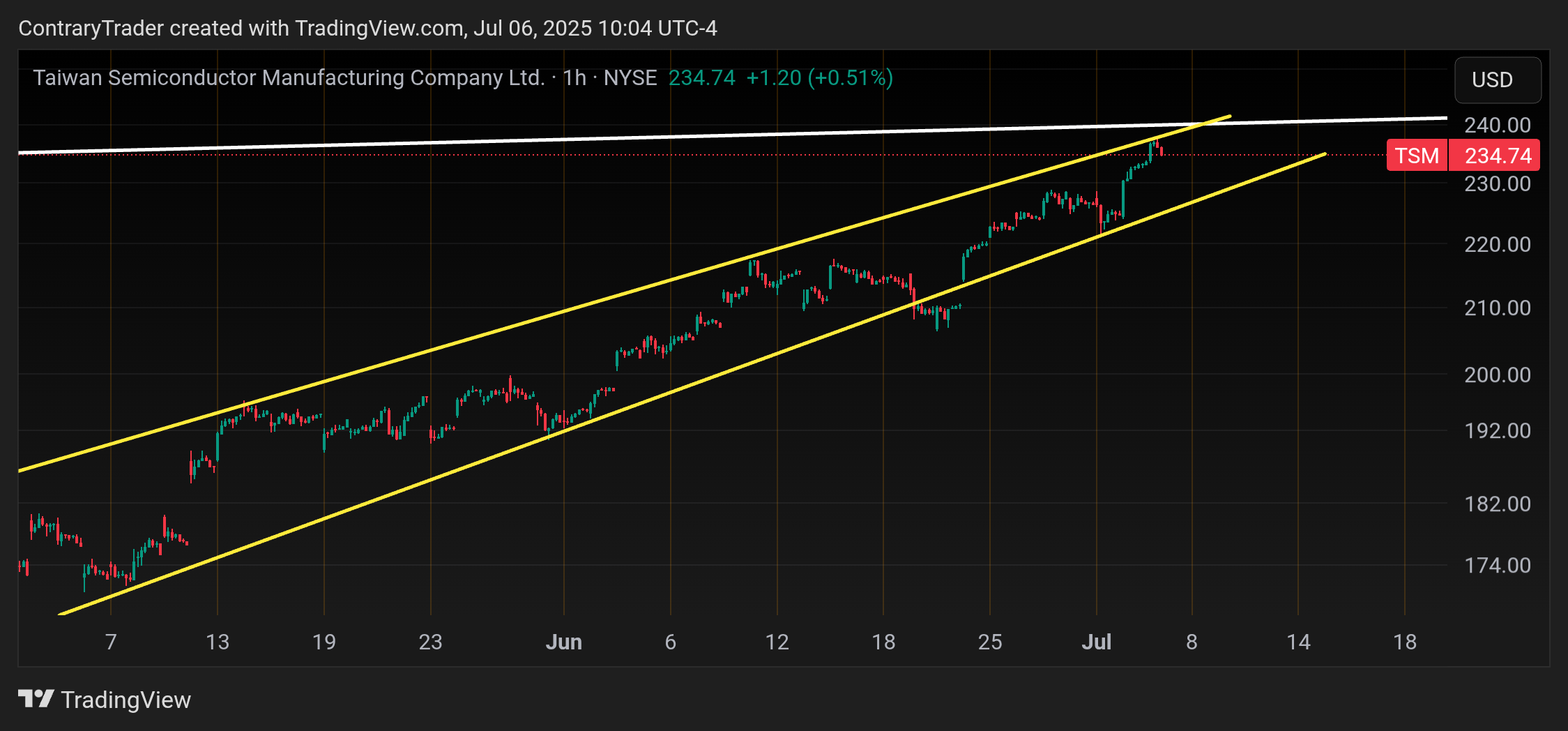 BATS:TSM Chart Image by ContraryTrader