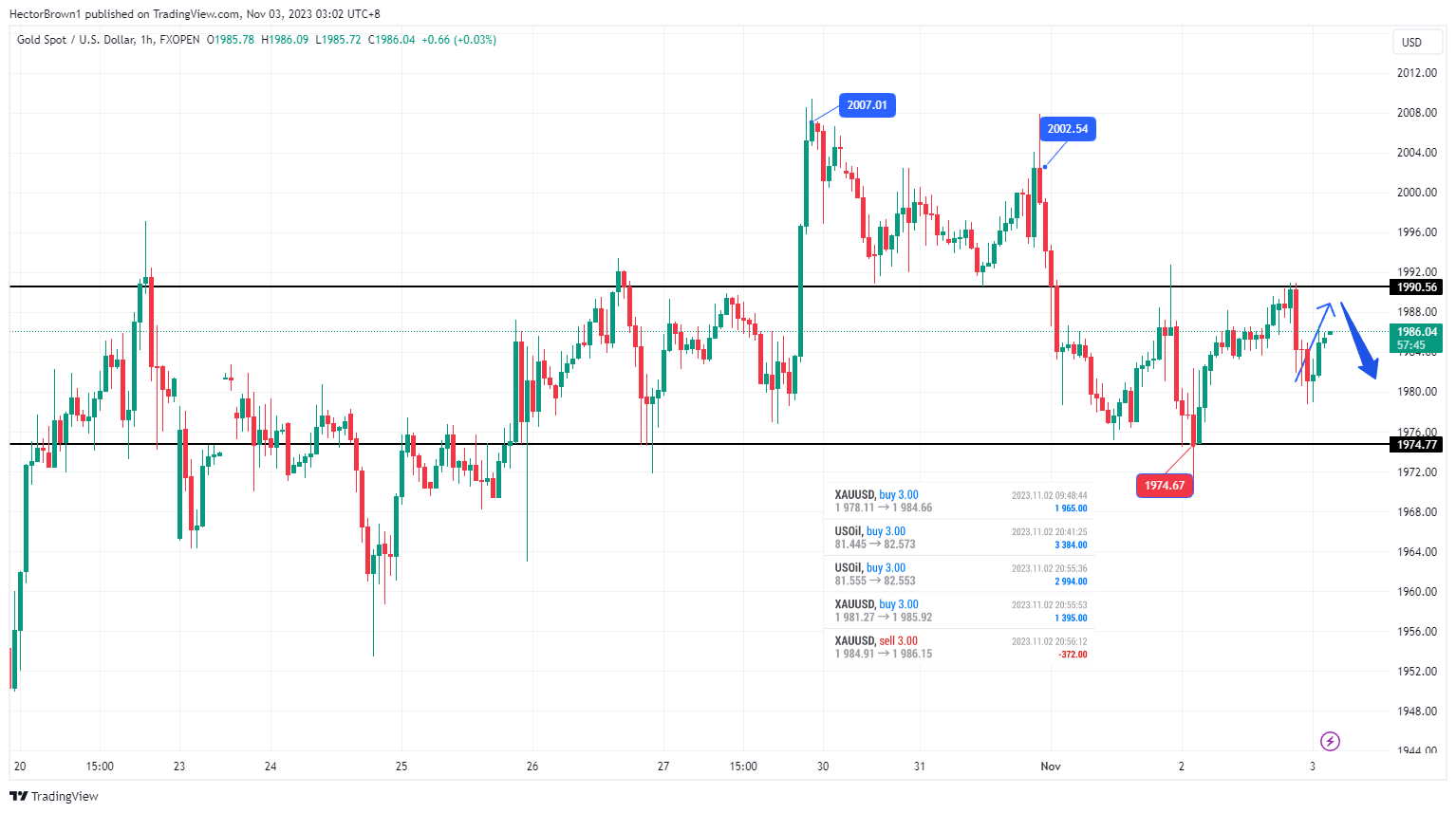FXOPEN:XAUUSD Chart Image by HectorBrown1