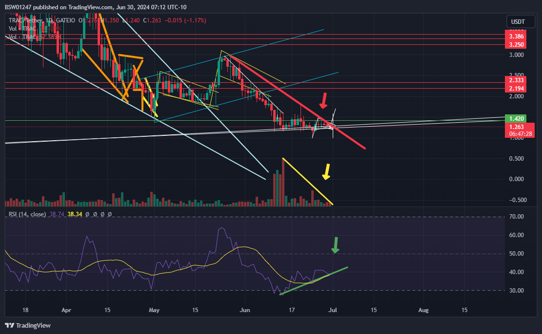 GATEIO:TRACUSDT Chart Image by BSW01247