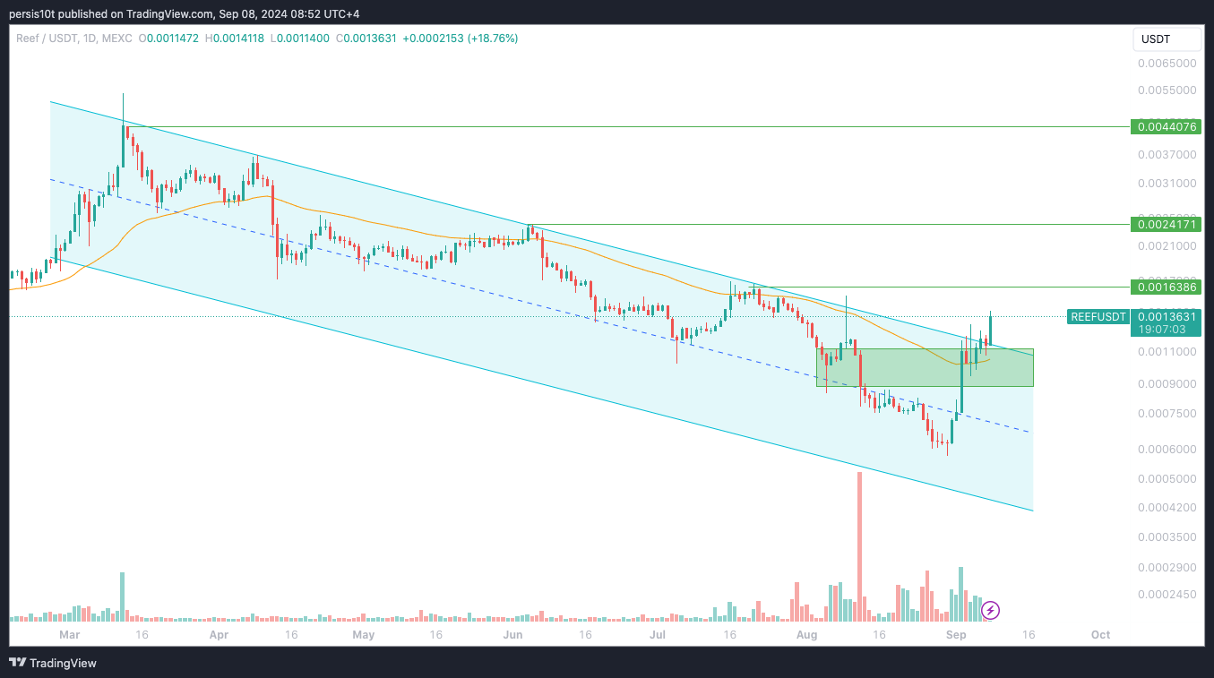 MEXC:REEFUSDT Chart Image by persis10t