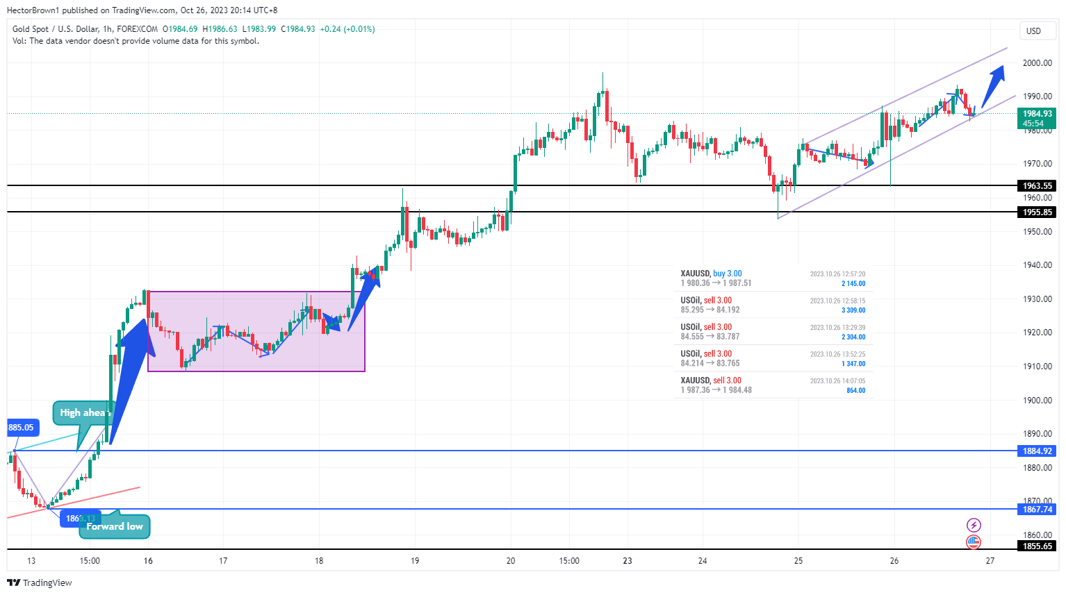 FOREXCOM:XAUUSD Chart Image by HectorBrown1
