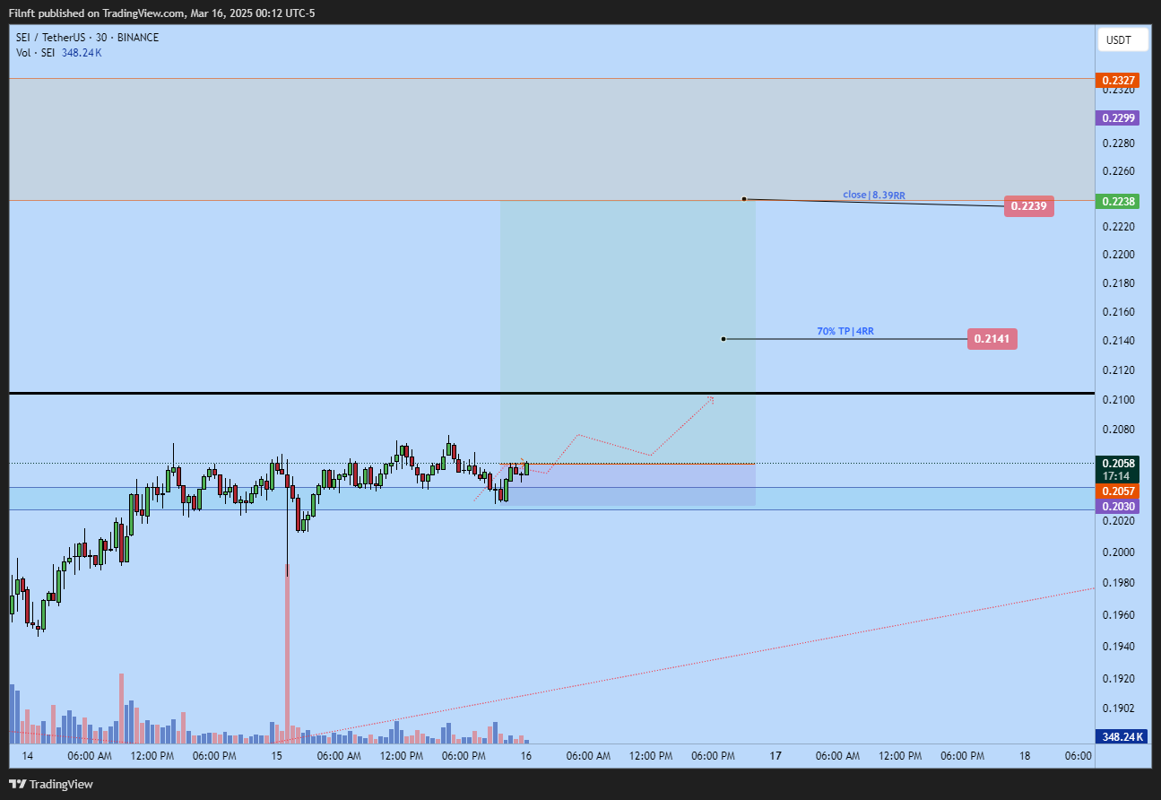 BINANCE:SEIUSDT Chart Image by Filnft